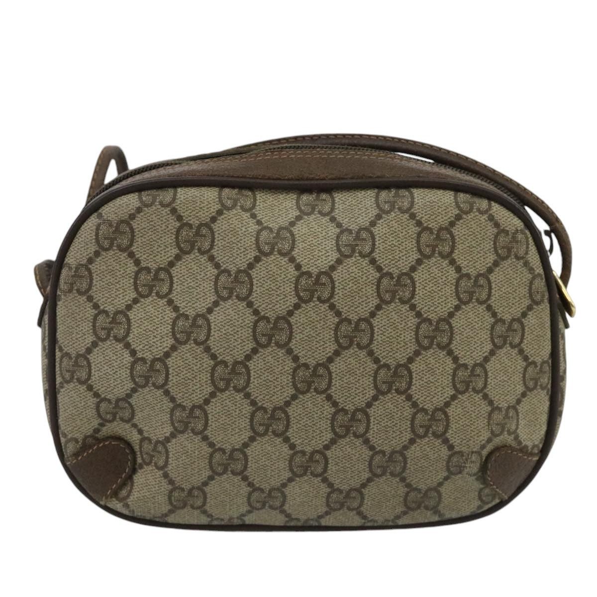 Gucci GUCCI GG Supreme Web Sherry Line Shoulder Bag Pvc Beige 89 Size ONE SIZE - 3 Thumbnail