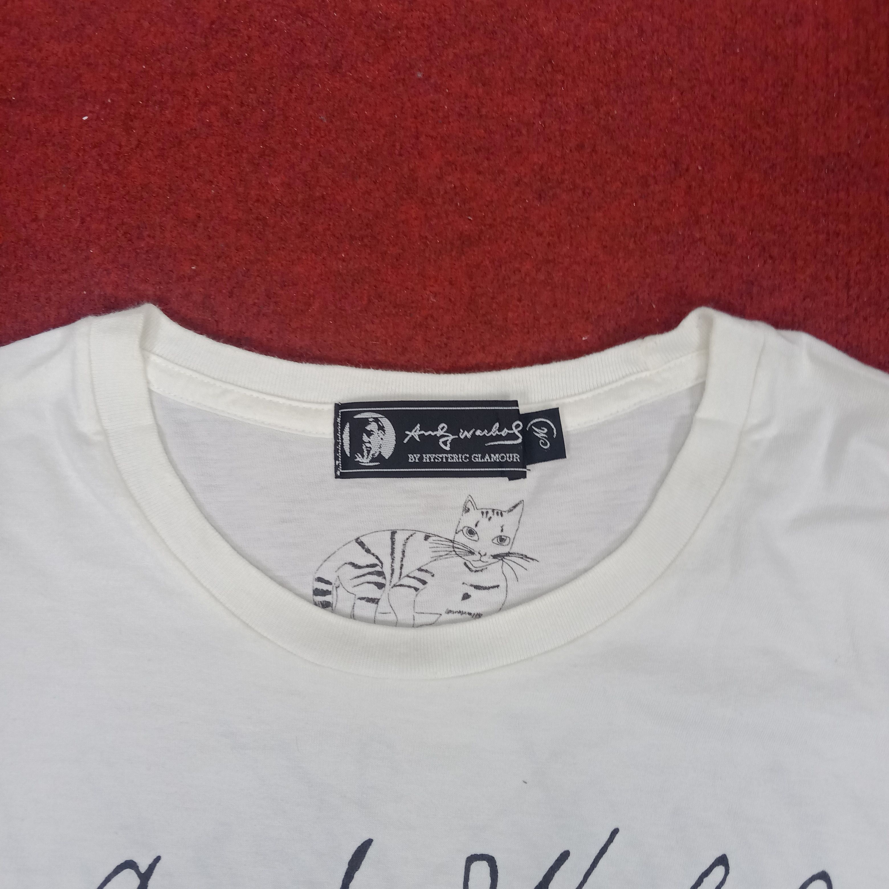 Andy Warhol × Hysteric Glamour × Japanese Brand Hysteric Glamour X Andy Warhol Custom Art Style Tshirt Size US S / EU 44-46 / 1 - 5 Thumbnail