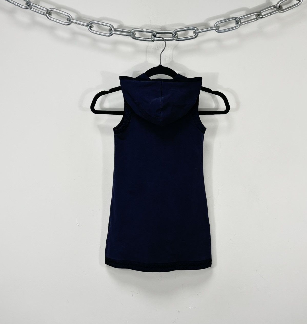 Moncler Moncler Abito Senza Maniche Women’s Navy Sleeveless Hoodie Size XXS / US 00 / IT 34 - 10 Thumbnail