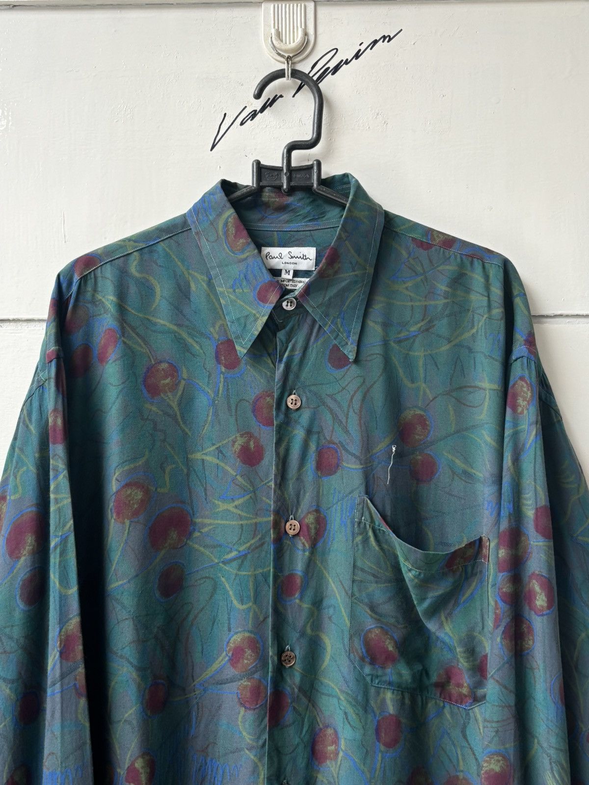 Paul Smith PAUL SMITH London Flower Motive Shirt Size US L / EU 52-54 / 3 - 3 Thumbnail