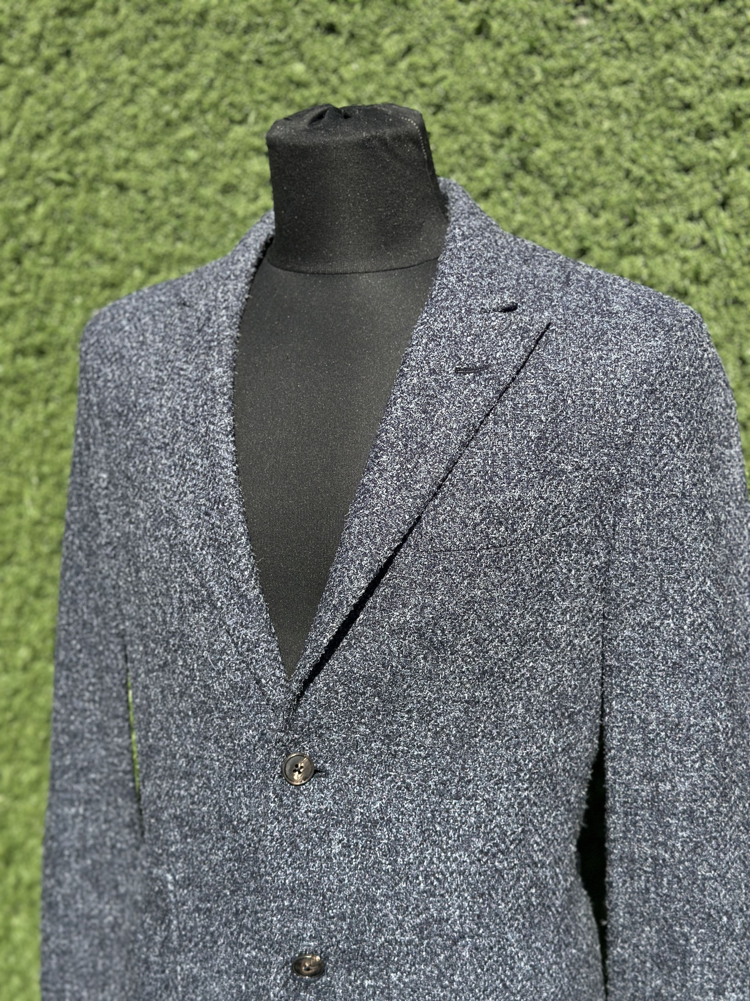 Boglioli Boglioli K-Jacket Bouclé Tweed 2 Button Patch Pockets 48R Size 48R - 9 Thumbnail