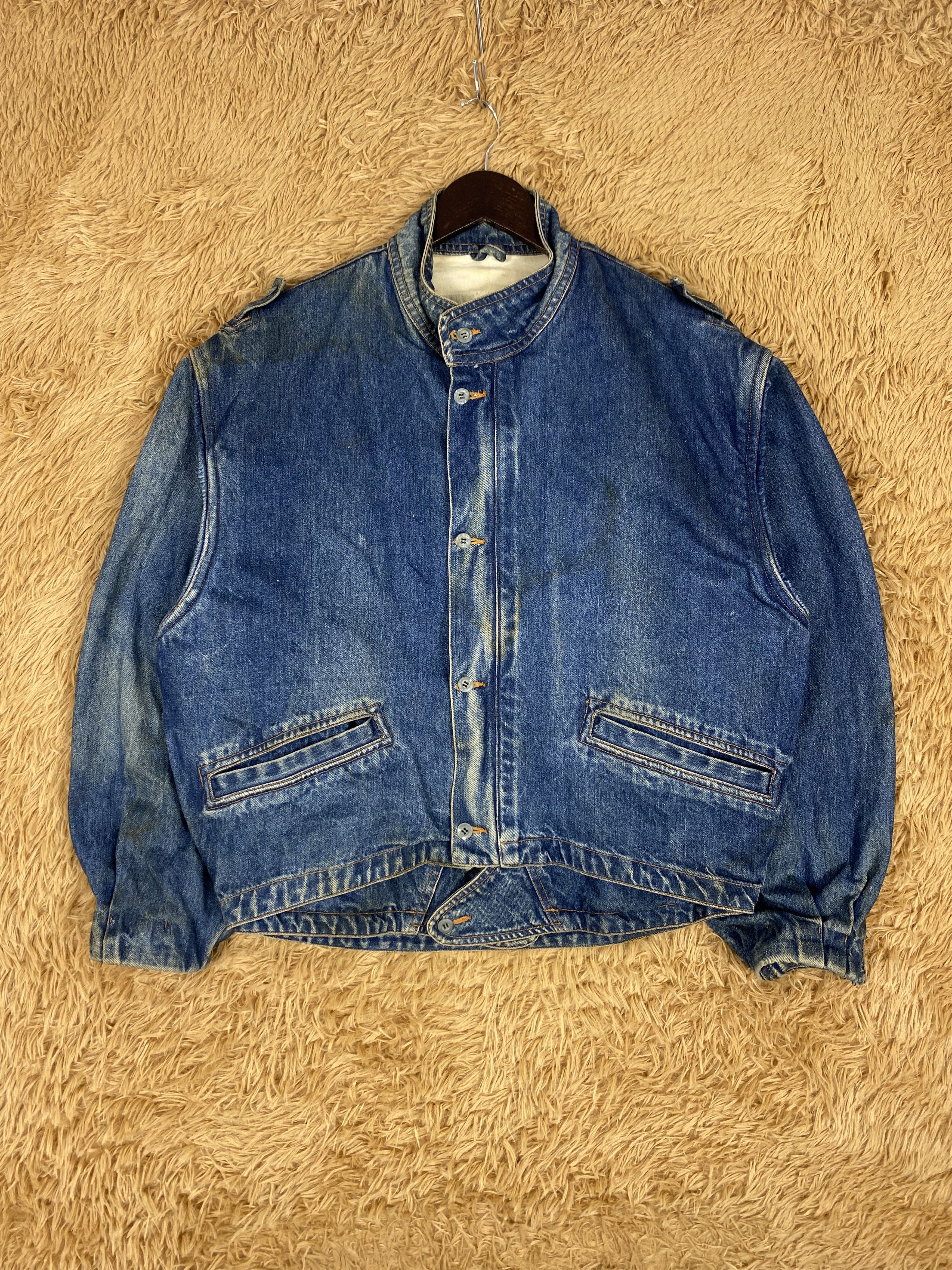 Japanese Brand × Vintage Vintage Potlatch Denim Jacket Size US L / EU 52-54 / 3 - 1 Thumbnail