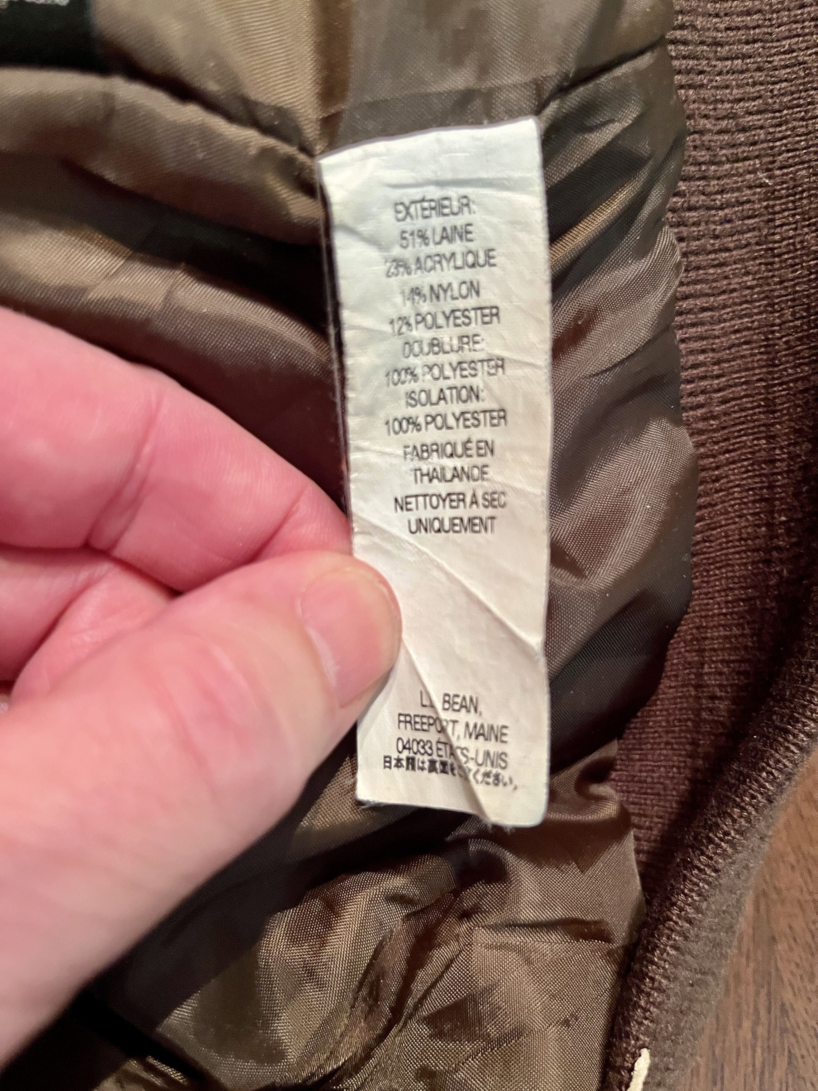 Vintage Vintage L.L. Bean Herringbone Bomber Jacket Large Size US L / EU 52-54 / 3 - 7 Thumbnail