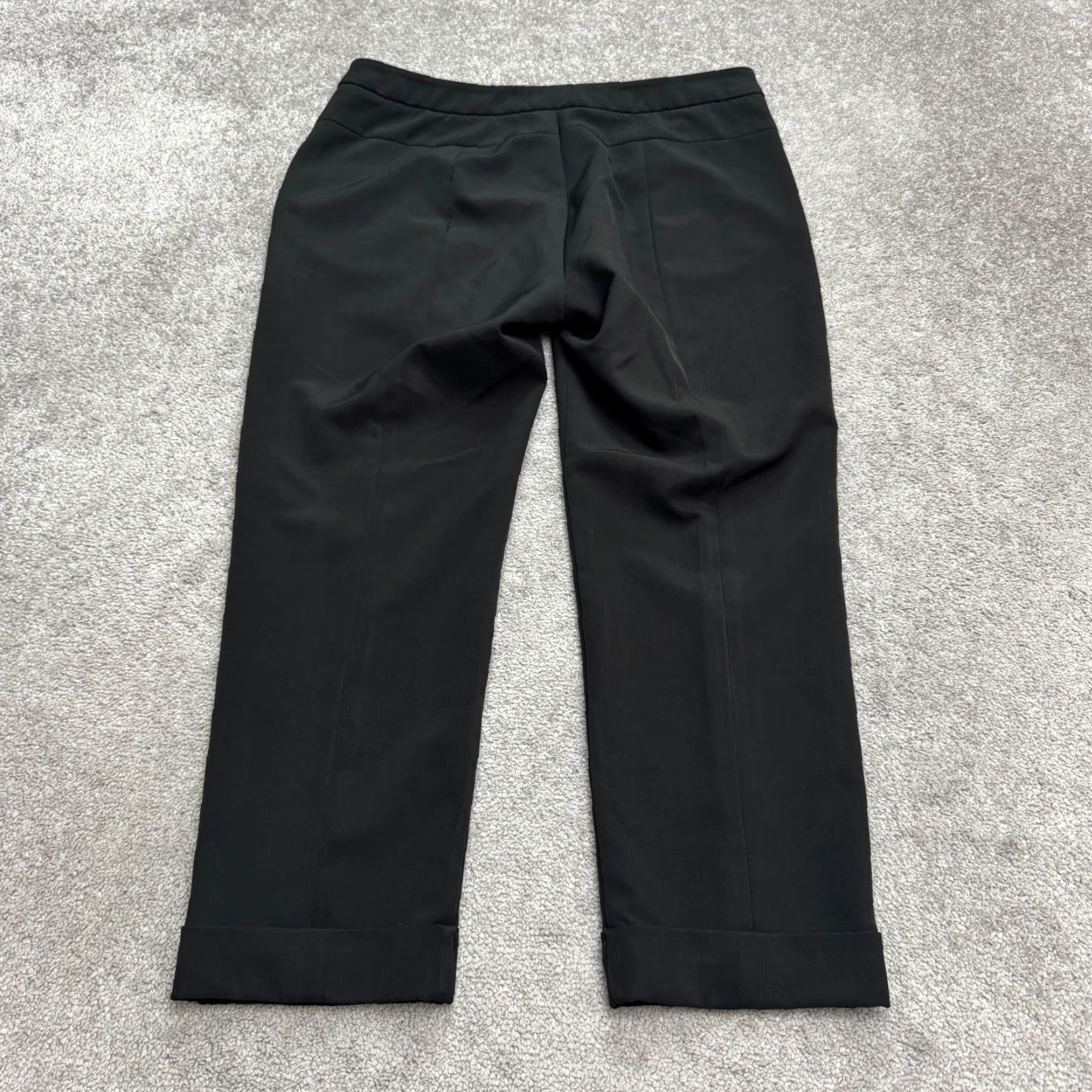 Adrianna Papell Adrianna Papell Pants Women 12 Black High Rise Career 36x26 Size 34" / US 12 / IT 48 - 2 Thumbnail