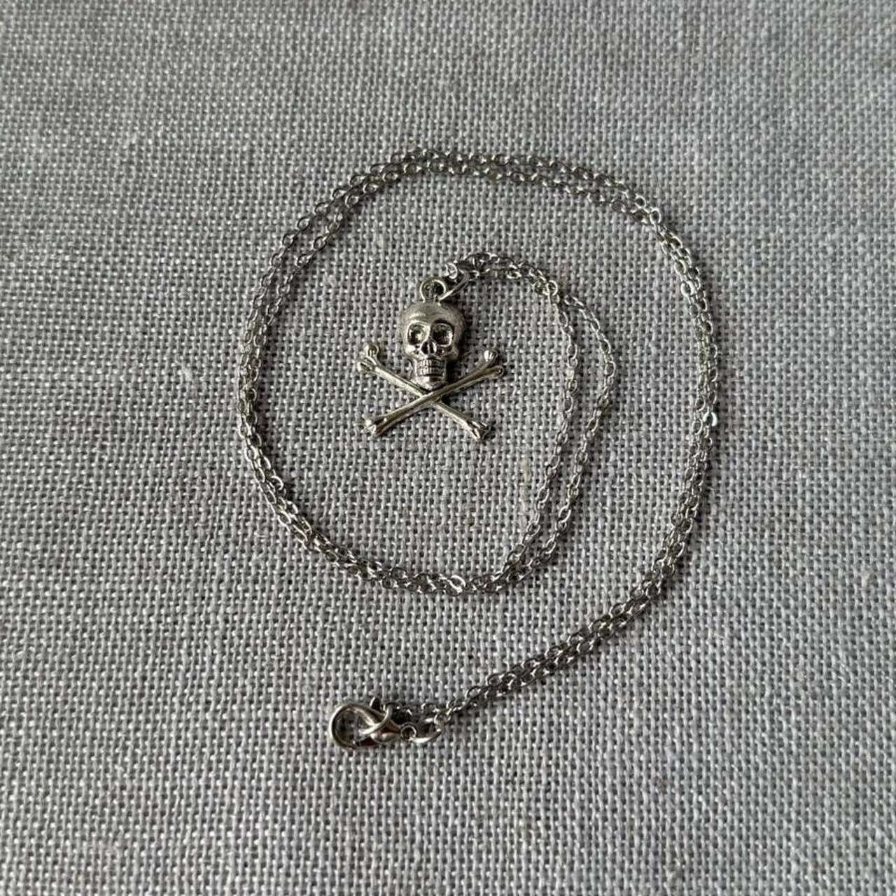 Other PIRATE SKULL & BONES NECKLACE // WMNS Size ONE SIZE - 2 Thumbnail