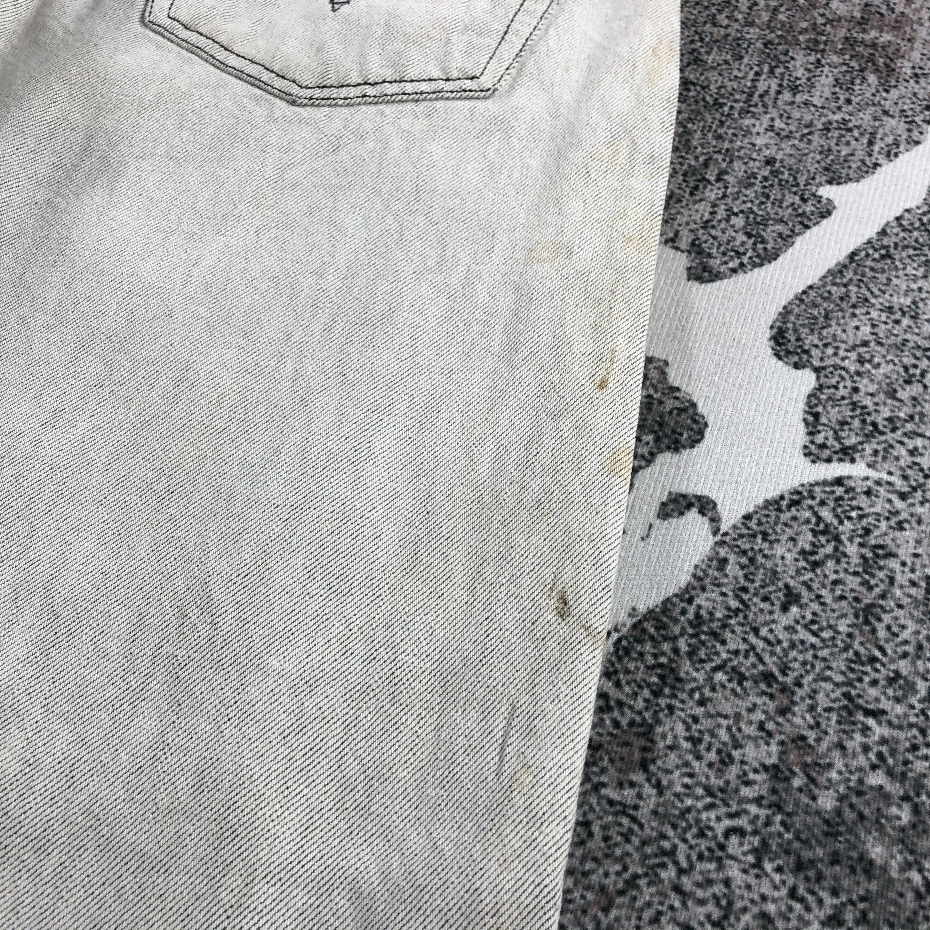 Levi's Vintage Levis 501 Jeans Dirty Faded Gray Denim KJ797 Size US 33 - 9 Thumbnail