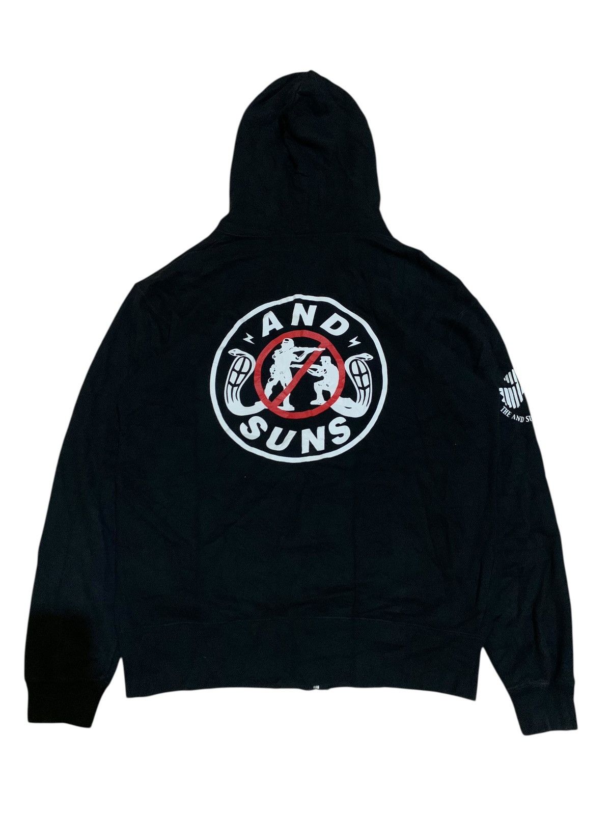 ANDSUNS Andsuns FUCK WAR anarchy zip up hoodie Size US L / EU 52-54 / 3 - 2 Thumbnail
