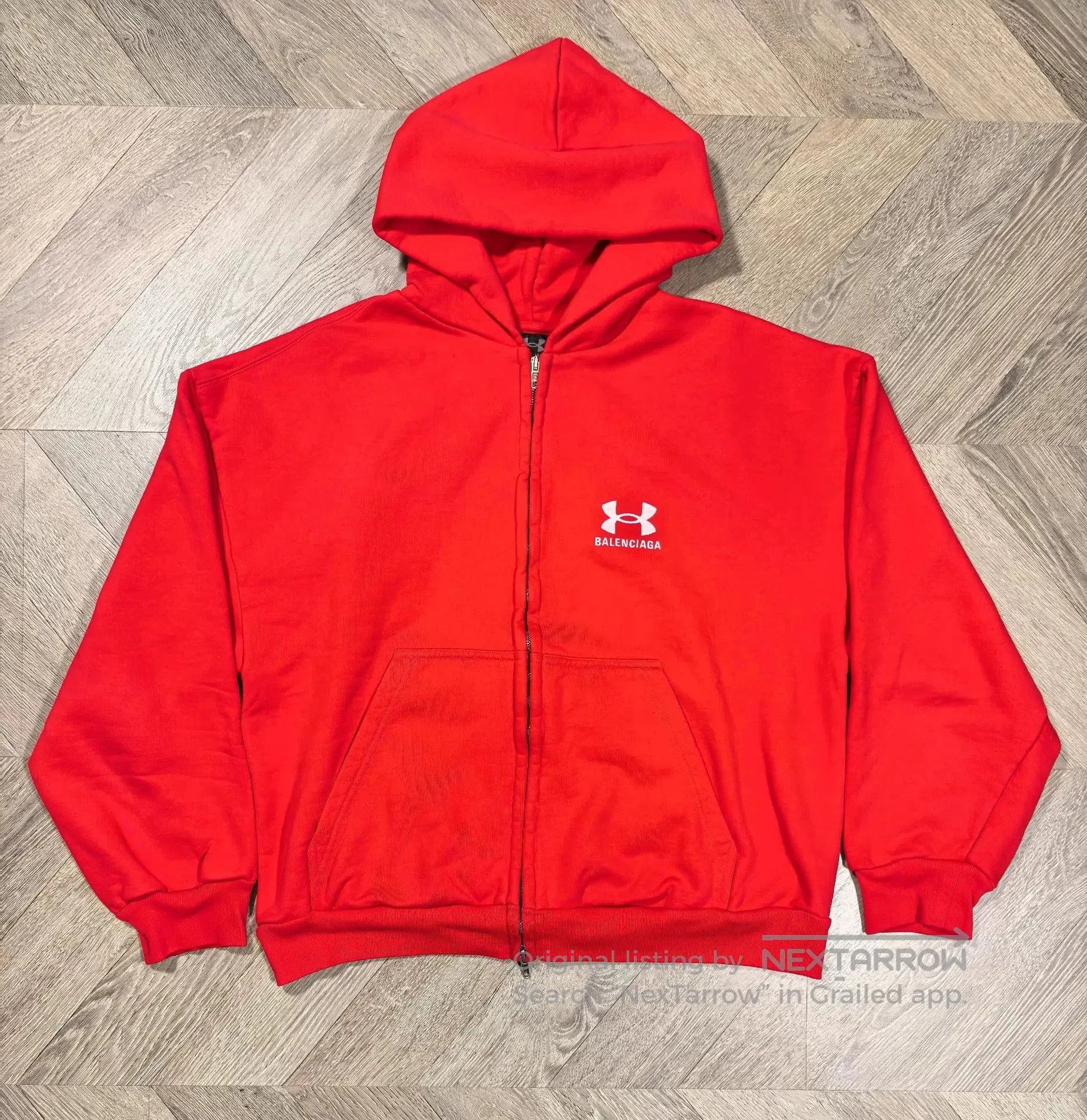 Balenciaga balenciaga under armour embroidered zip hoodie set. Size US M / EU 48-50 / 2 - 2 Thumbnail