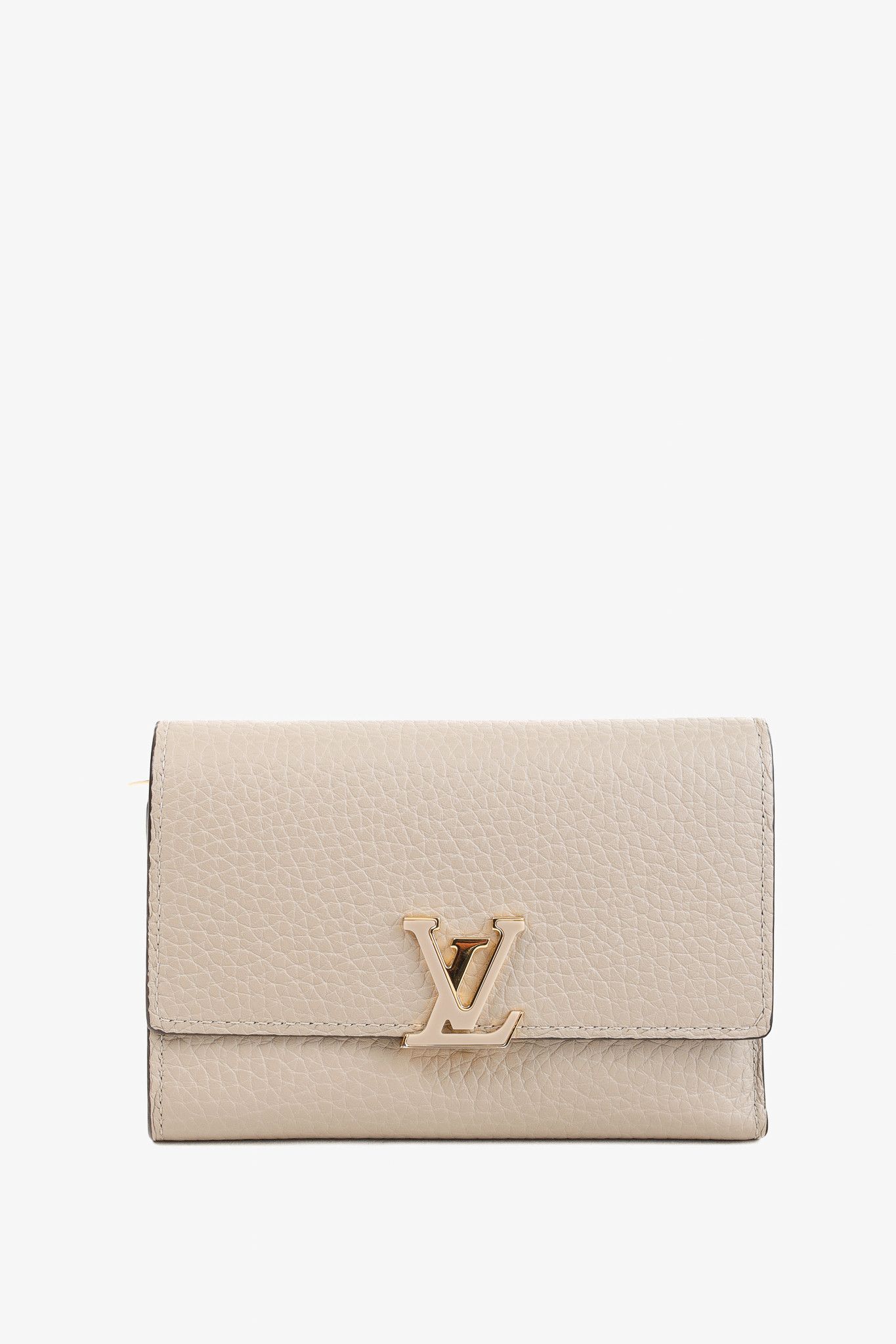 Louis Vuitton Louis Vuitton Galet Taupe Capucines Compact Wallet Size ONE SIZE - 1 Thumbnail