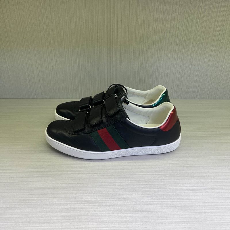 Gucci Gucci ACE Velcro Fashion Sneakers for Men 0079 Size US 9.5 / EU 42-43 - 1 Thumbnail