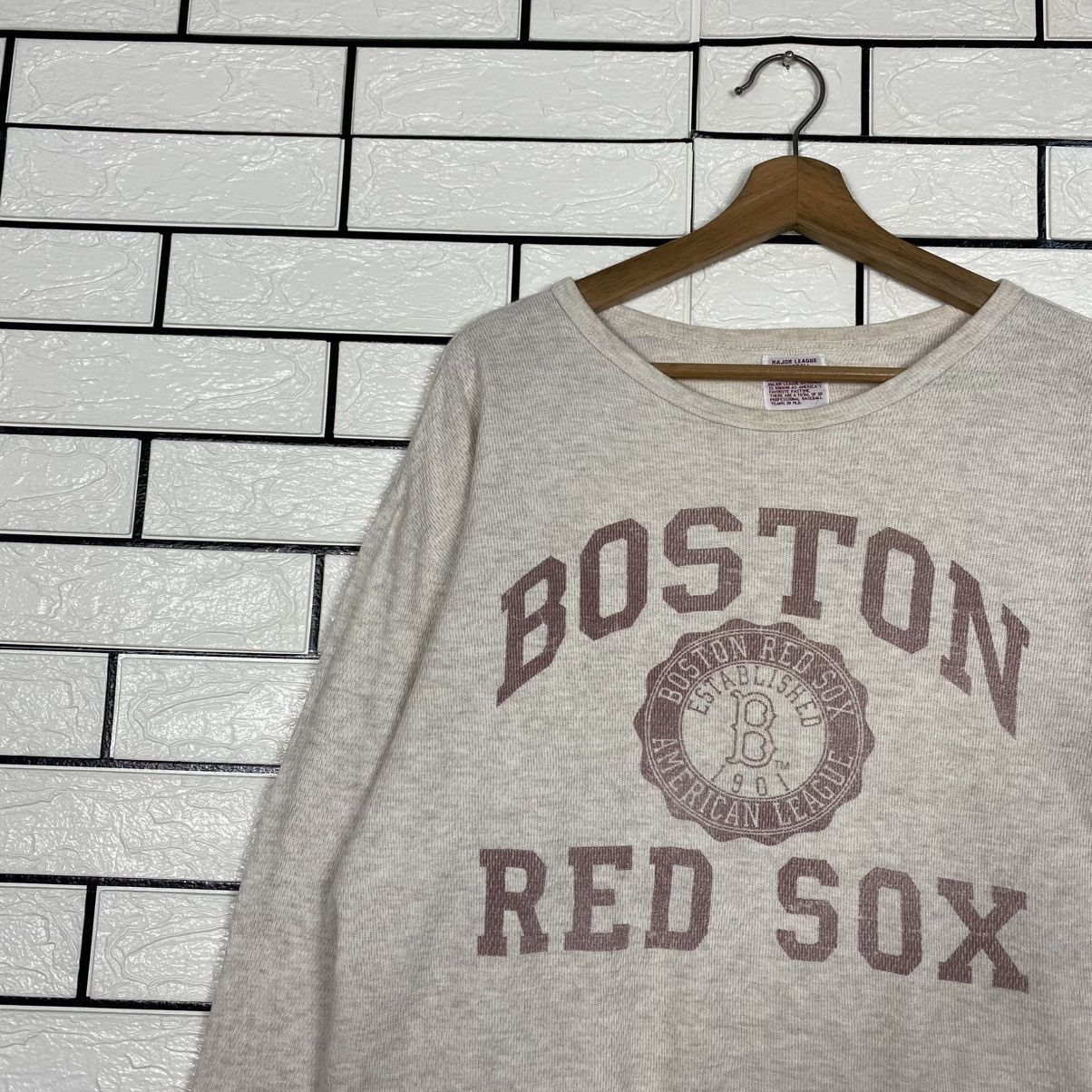 MLB 📌Boston Red Sox Sweatshirt Jumper MLB Big Logo Size US L / EU 52-54 / 3 - 8 Thumbnail