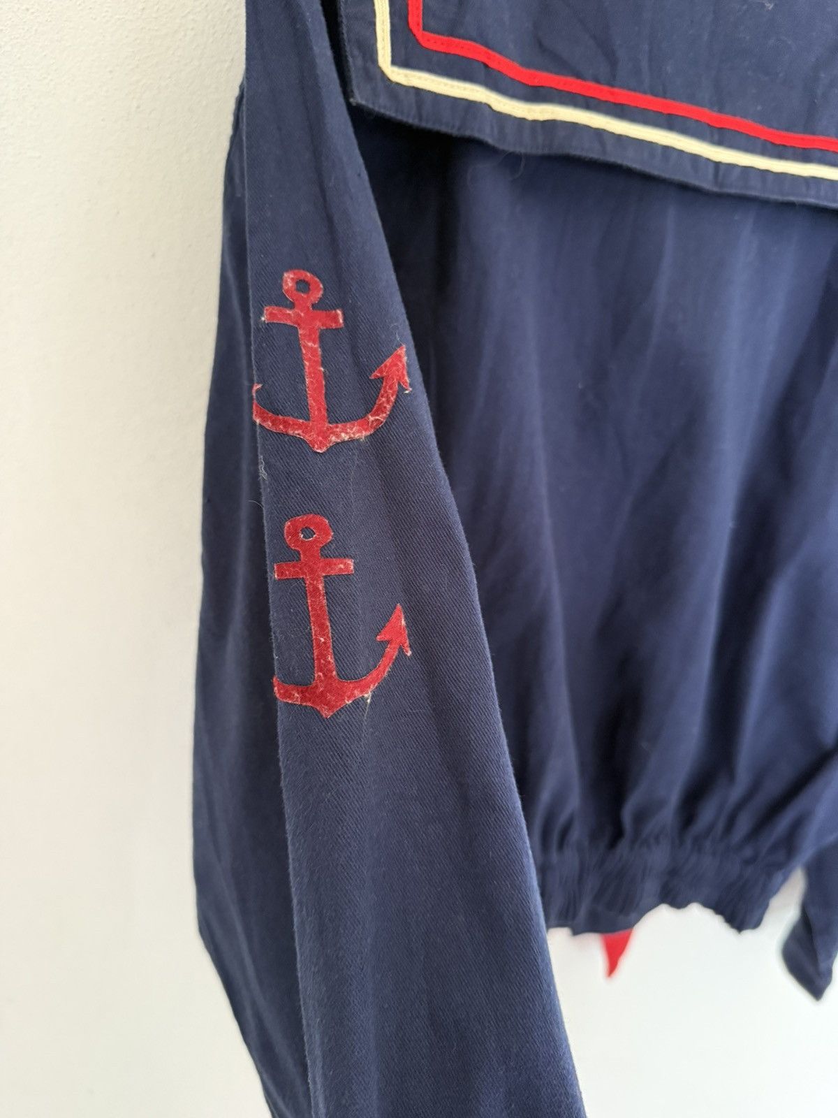 Japanese Brand × Vintage JAPAN BRAND MILK BOY BACK LACE UP SAILOR JACKET RARE Size US M / EU 48-50 / 2 - 7 Thumbnail