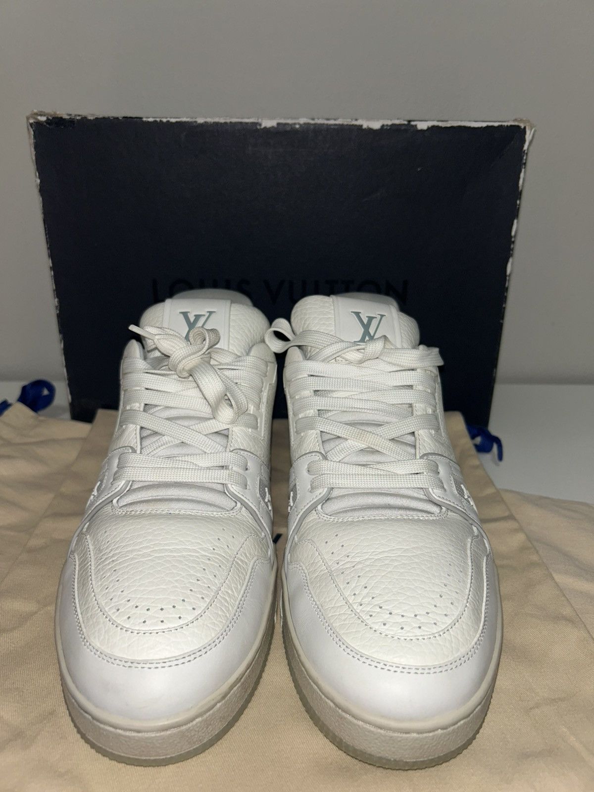 Louis Vuitton Lv trainer shoes size 10.5 Size US 10.5 / EU 43-44 - 4 Thumbnail