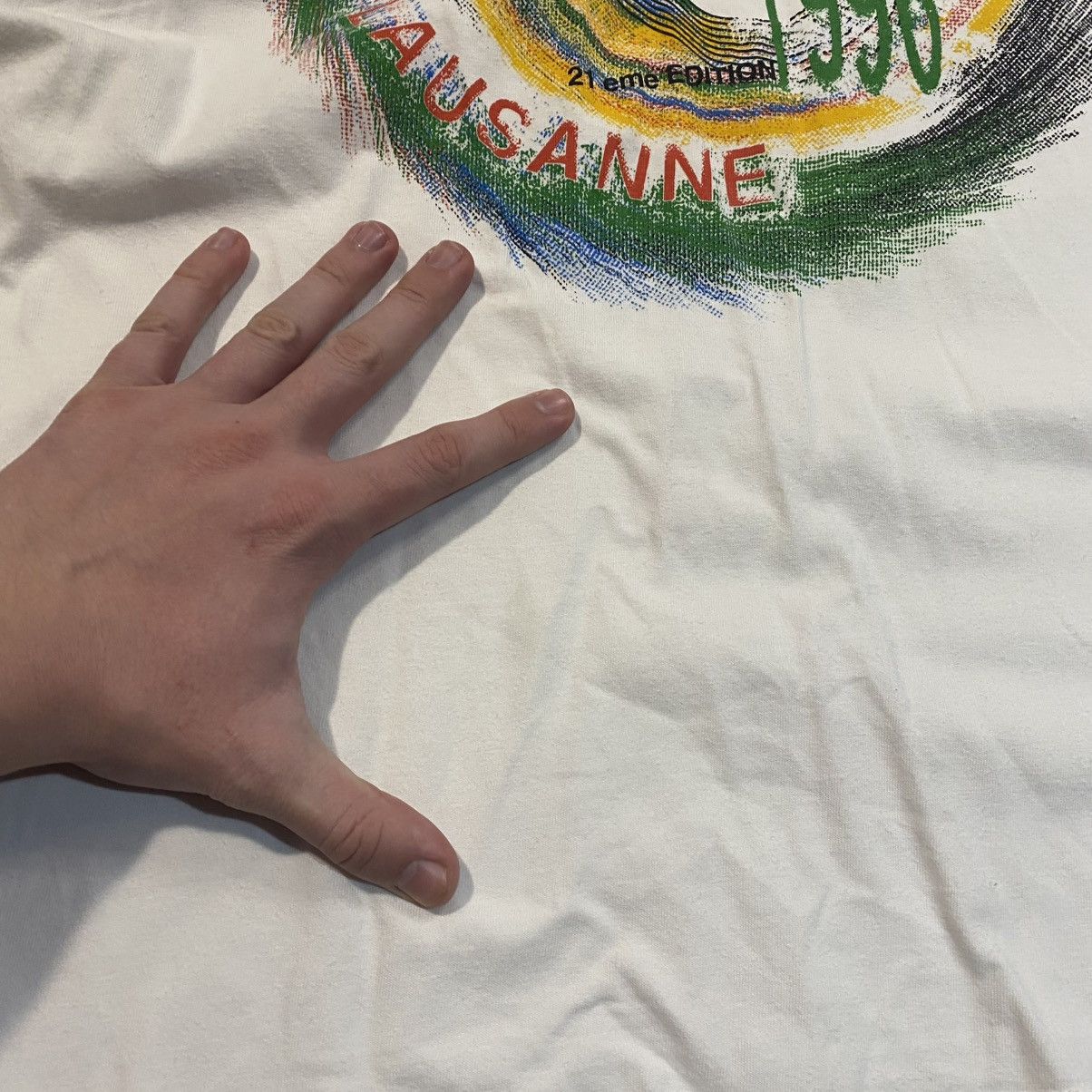 Nike VINTAGE NIKE INTERNATIONAL 1996 TEE BIG LOGO USA Size US L / EU 52-54 / 3 - 7 Thumbnail
