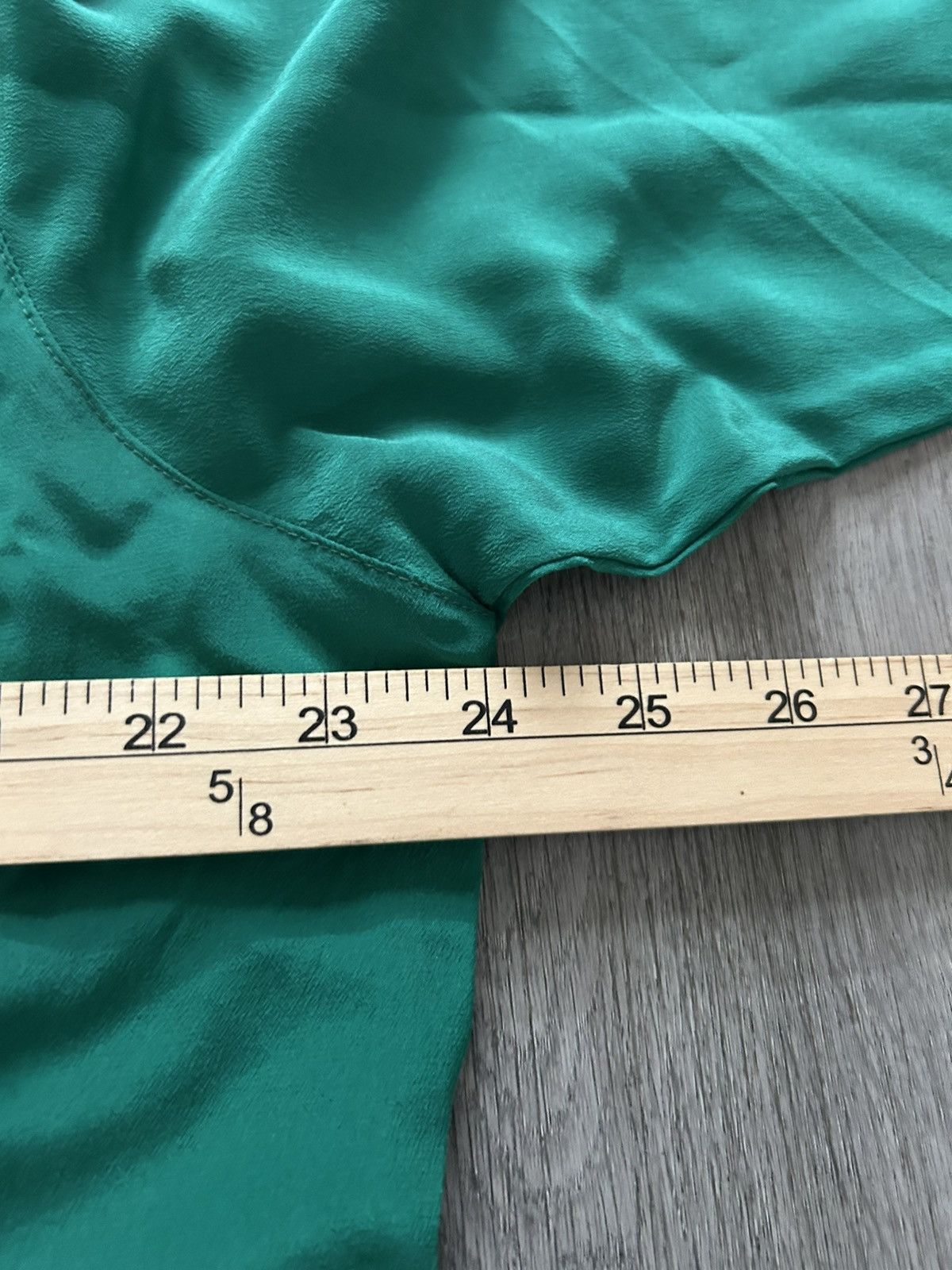 Other Green BOCCI Italy Silk Mandarin Collar Shirt (Long Sleeve) Size US XL / EU 56 / 4 - 3 Thumbnail