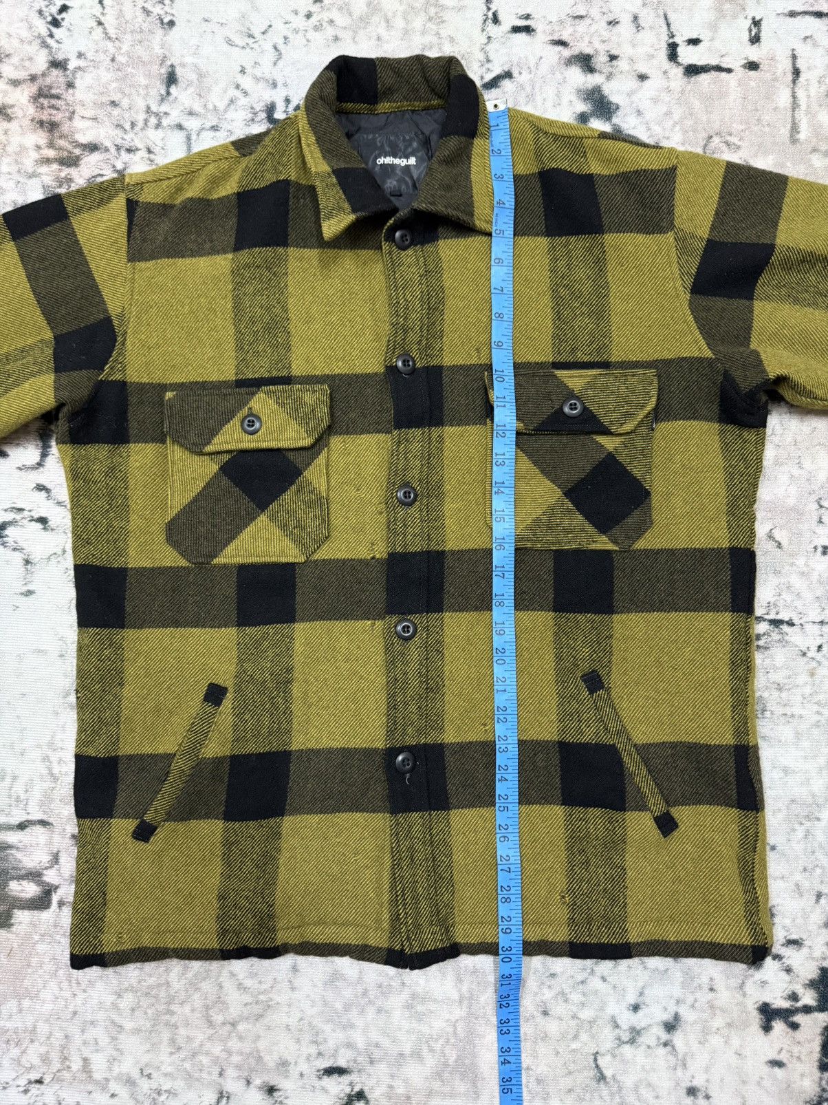 Japanese Brand × Vintage Vintage oh!theguilt chekered woolen shacket jacket Size US XL / EU 56 / 4 - 16 Thumbnail