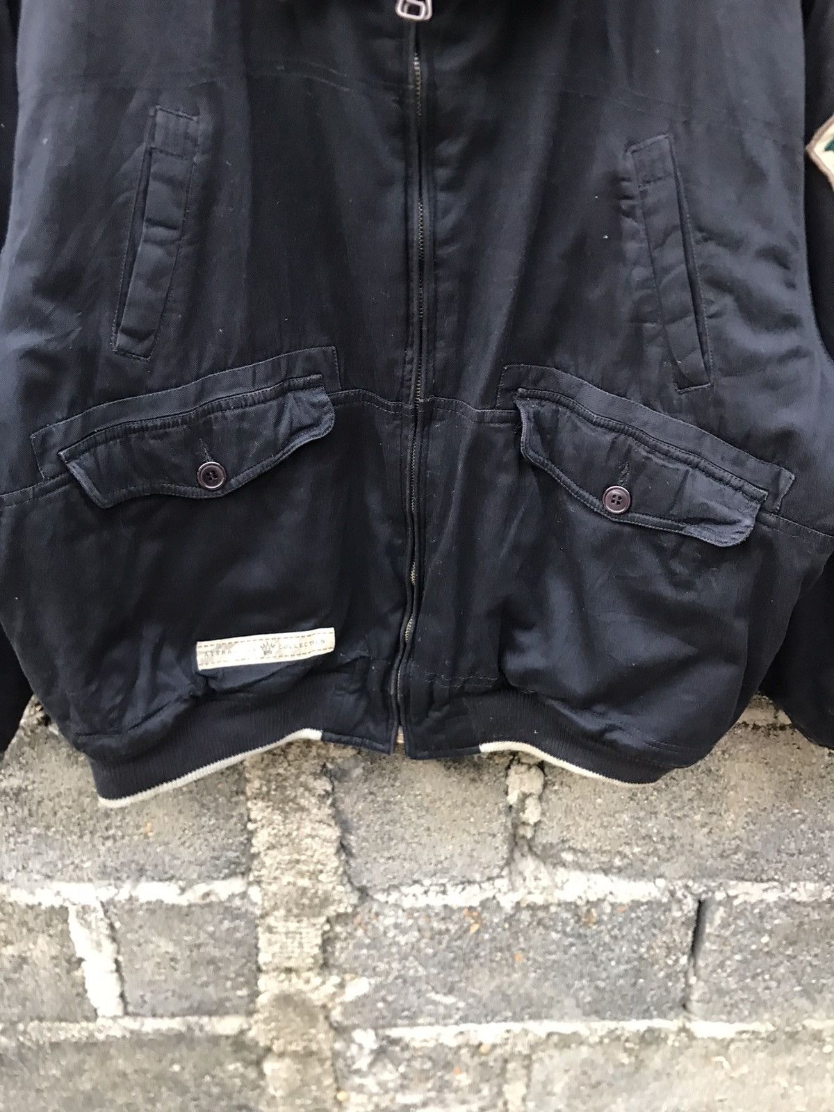 Japanese Brand ⚡️Vintage Practstudio Distressted Bomber Jacket Size US M / EU 48-50 / 2 - 4 Thumbnail