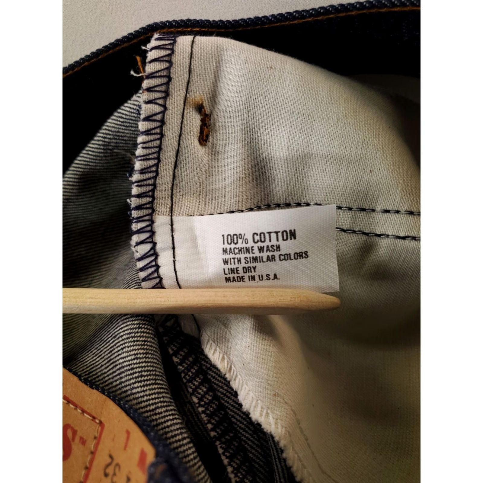 Sears VINTAGE Sears Roebucks Jeans Boots Cut Blue Made USA Mens 31x32 NWT 80s Deadstock Jeans VTG Shirt? Size US 31 - 5 Thumbnail