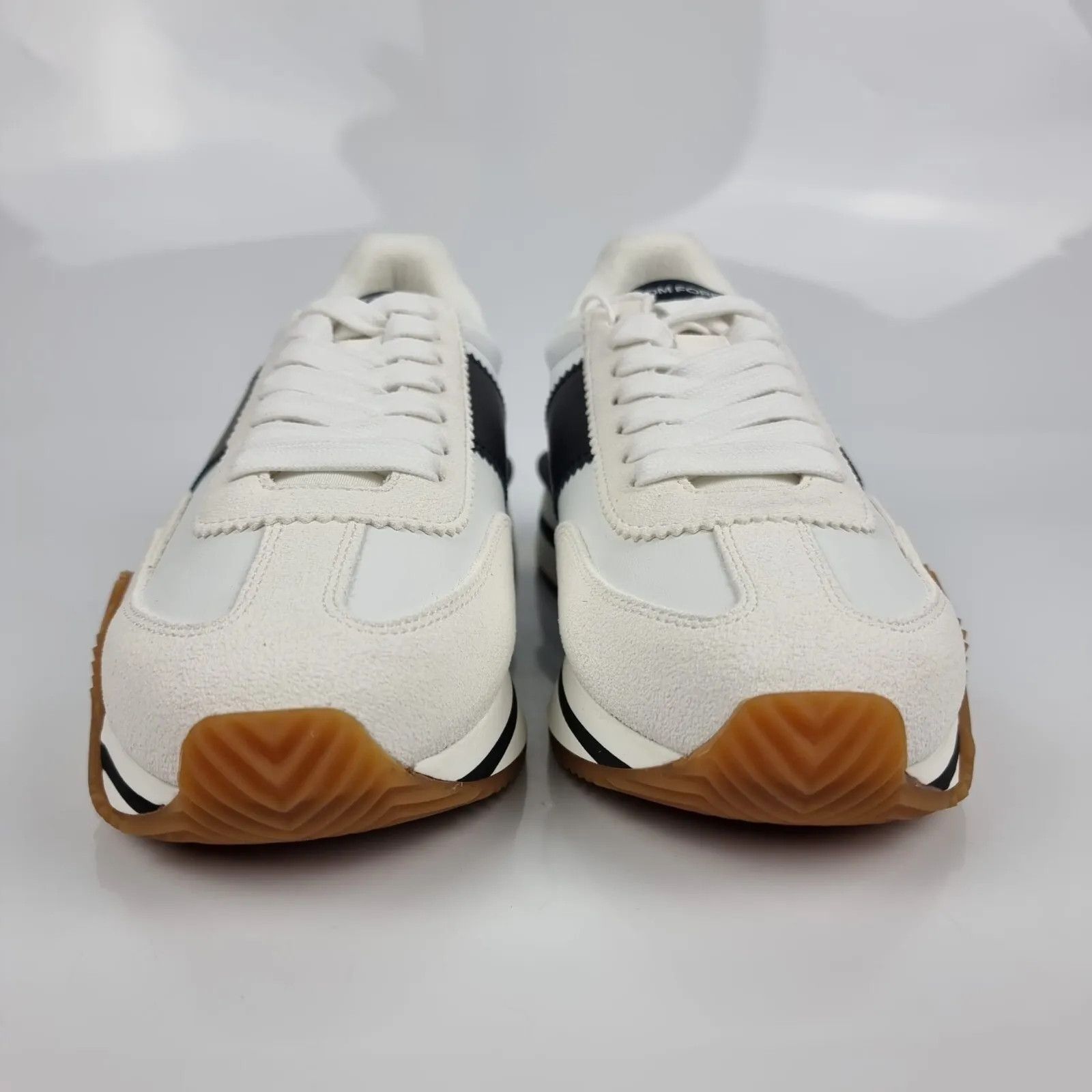 Tom Ford Tom Ford James White/Black Sneakers New Size US 11 / EU 44 - 8 Thumbnail