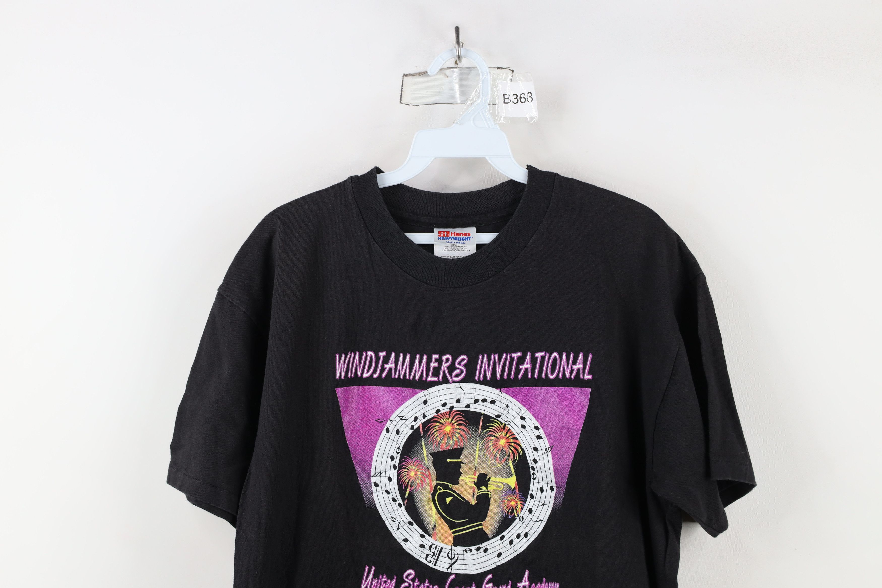 Vintage Vintage 90s United States Guard Academy Windjammers T-Shirt Size US L / EU 52-54 / 3 - 2 Thumbnail