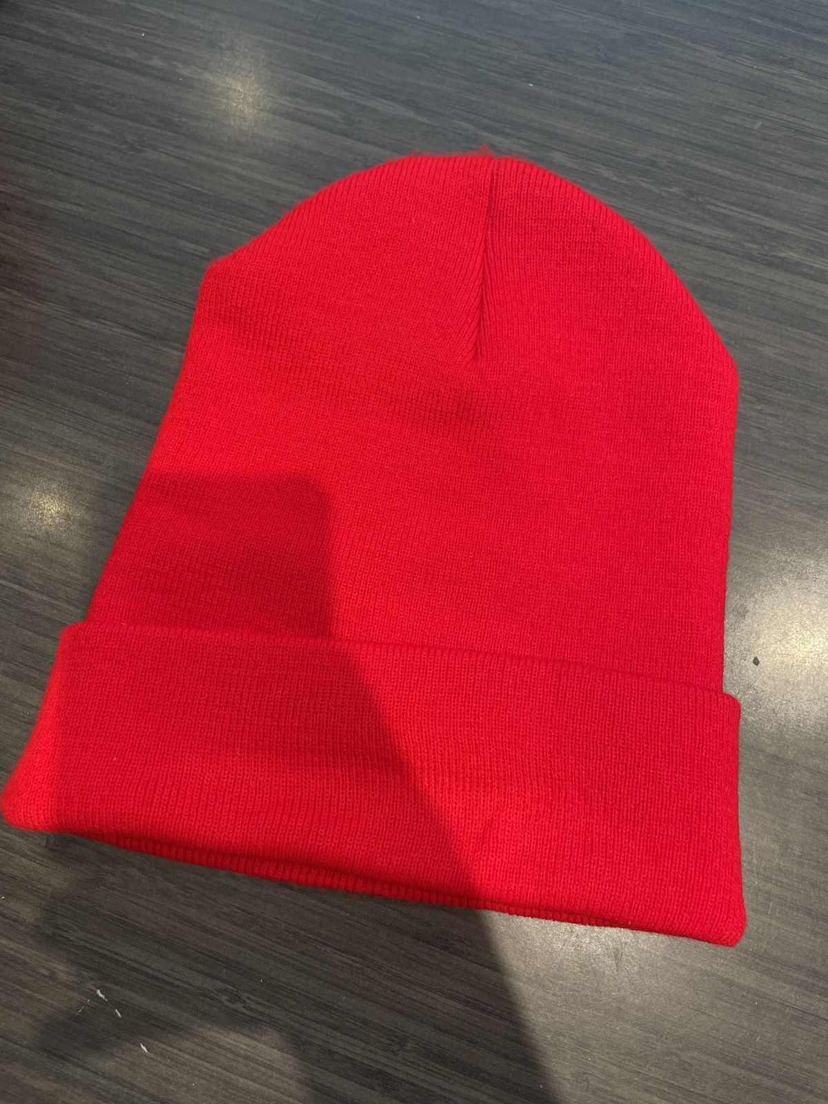 Chrome Hearts Chrome Hearts Beanie Red Size ONE SIZE - 2 Thumbnail