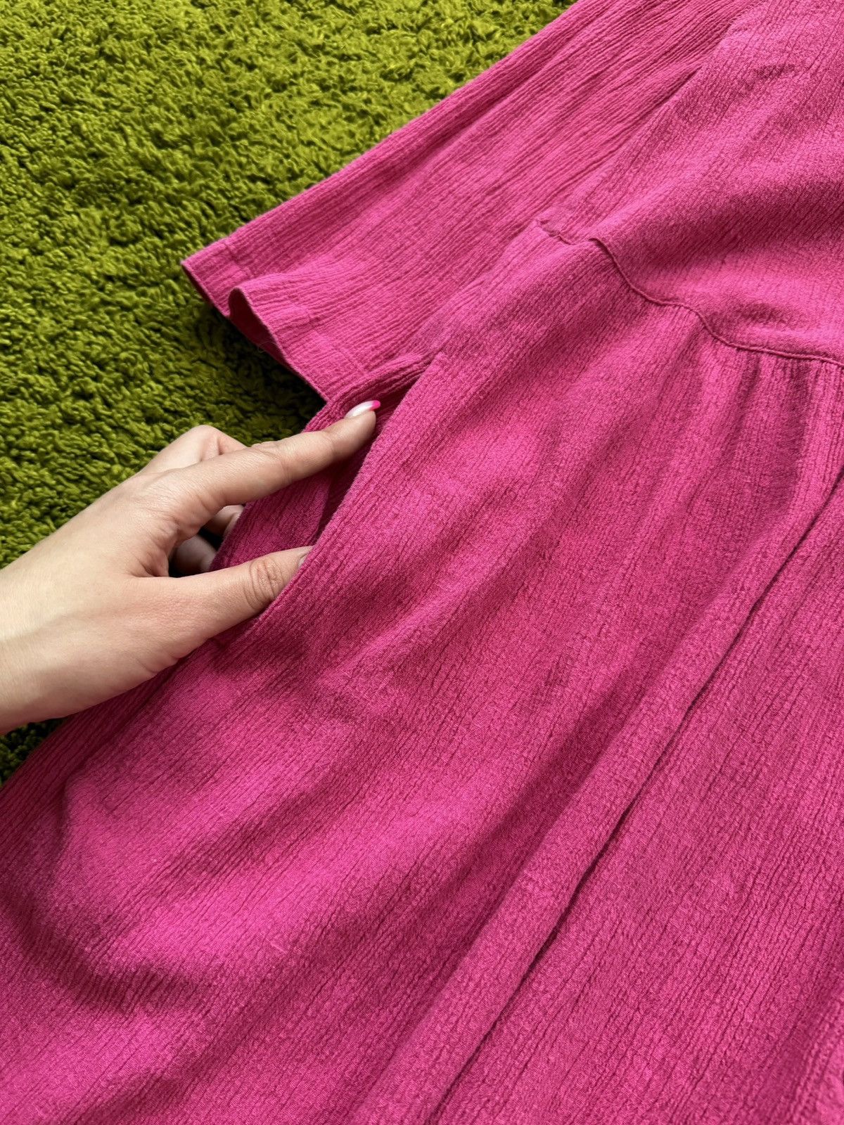 Designer Gudrun Sjoden avant garde pink dress Size L / US 10 / IT 46 - 4 Thumbnail