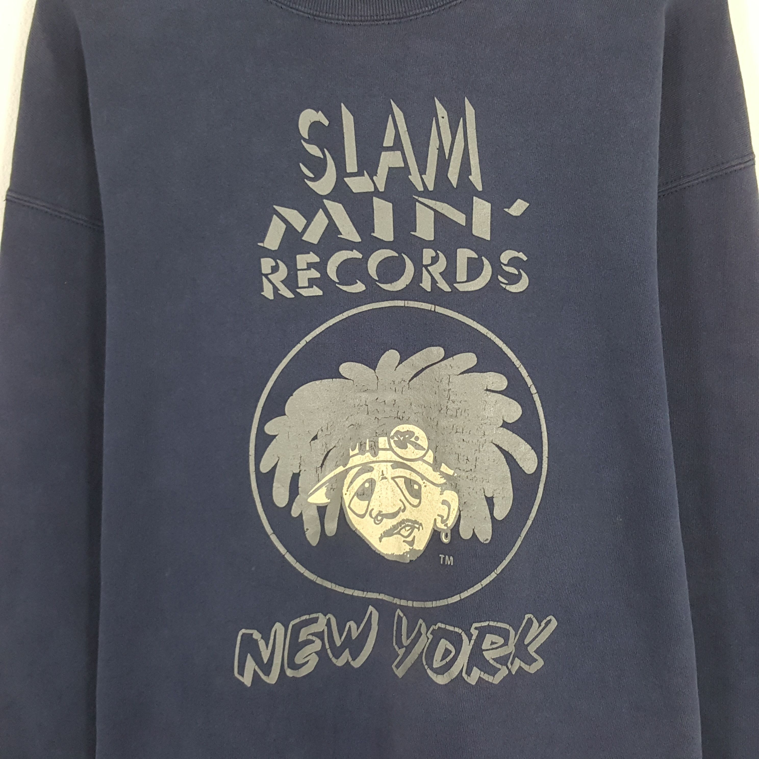 Vintage Vintage Slam Min Record Sweatshirt Size US XL / EU 56 / 4 - 2 Thumbnail