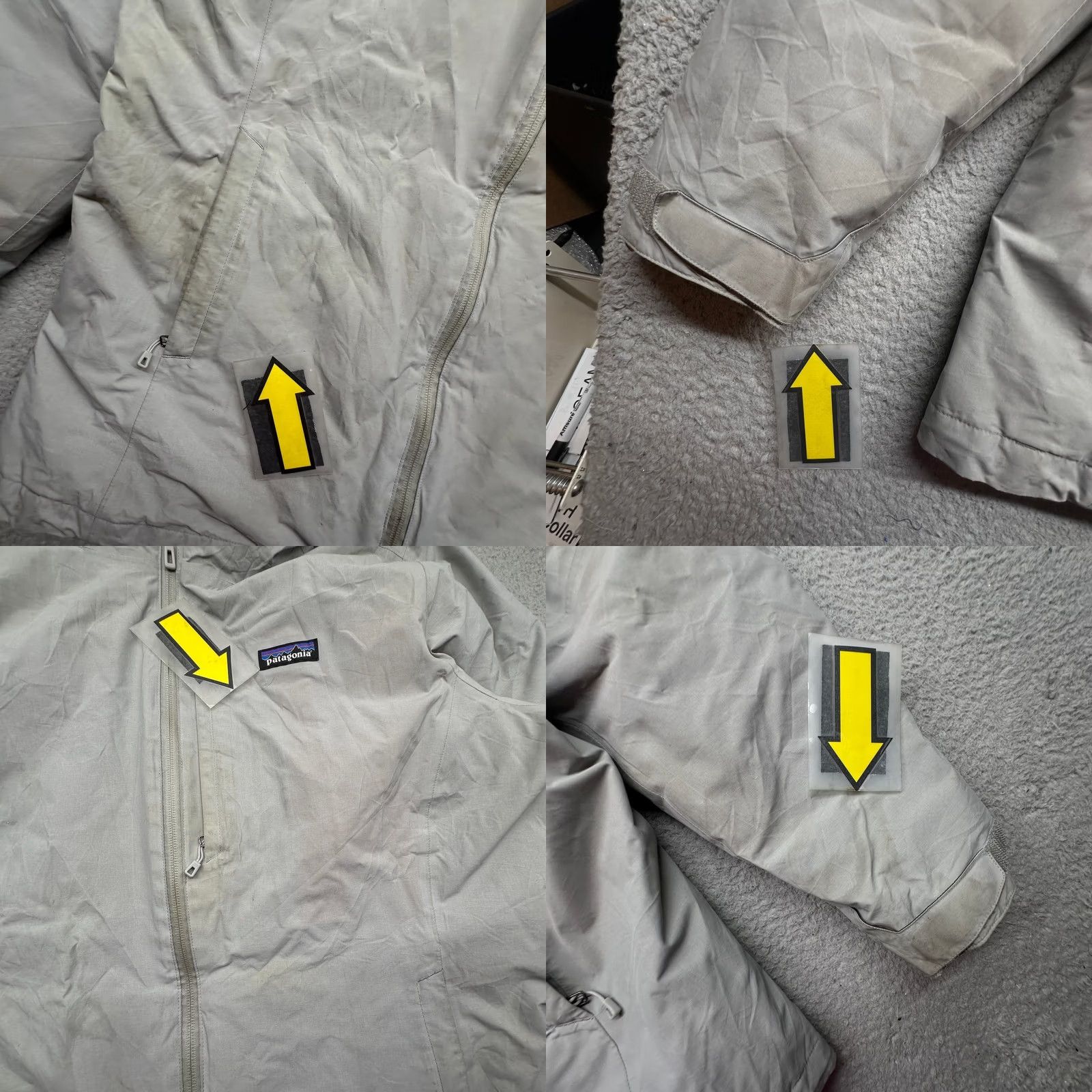 Patagonia Patagonia Windsweep Down Hoody H2No 600 Fill Jacket Womens XL Gray 84895 STAINS Size XL / US 12-14 / IT 48-50 - 8 Thumbnail