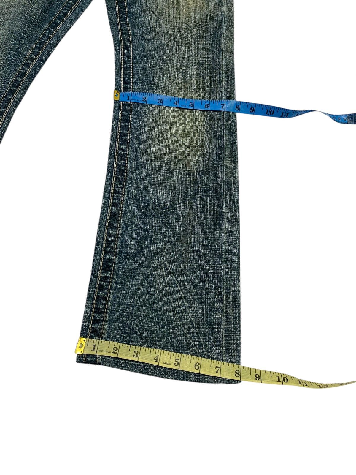 Marithe + Francois Girbaud Japanese brand X marithe francois girbaud flare cowboy jeans Size US 28 / EU 44 - 10 Thumbnail