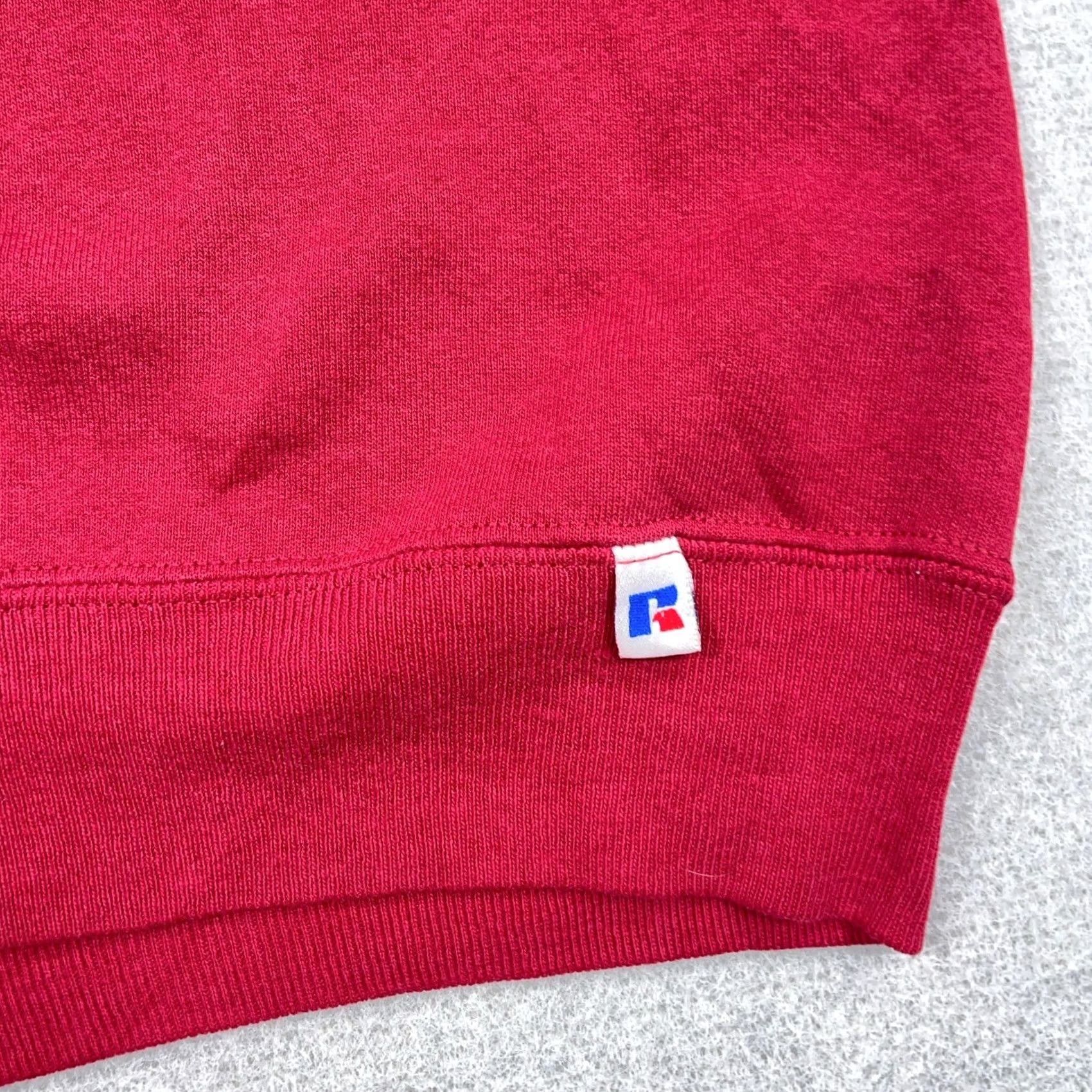 Russell Athletic Vintage Russell Sweatshirt Men Large Red Crewneck Sweater Blank 90s Made USA A99 Size US L / EU 52-54 / 3 - 4 Thumbnail