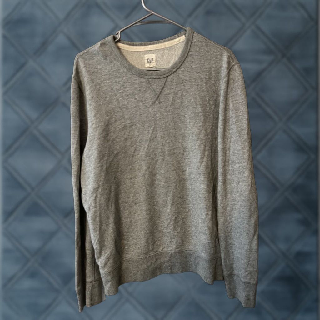 Gap Gap Sweater Men Size Medium Gray Cotton Crew Neck Casual Pullover Sweatshirt Swing Logo All Seasons Mains Decade: Not Applicable? Size US M / EU 48-50 / 2 - 1 Thumbnail
