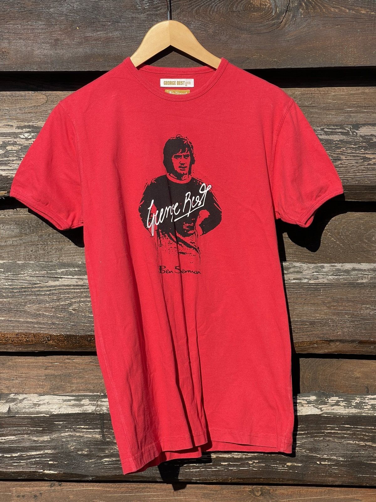Ben Sherman Ben Sherman George Best Red t-shirt tee Size US M / EU 48-50 / 2 - 2 Thumbnail