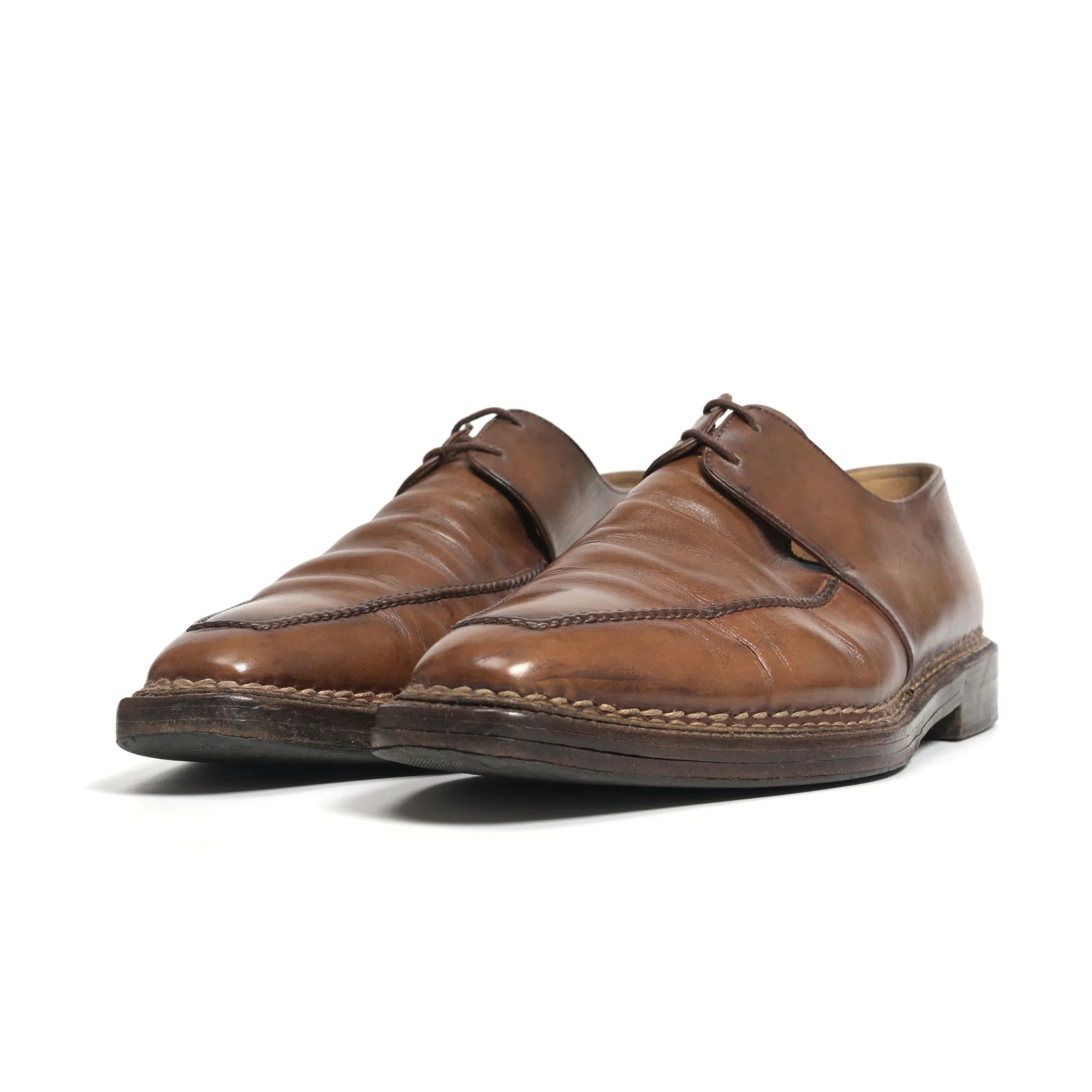 Berluti BERLUTI Norwegian welt apron front derby (10.5 UK) Size US 11 / EU 44 - 3 Thumbnail