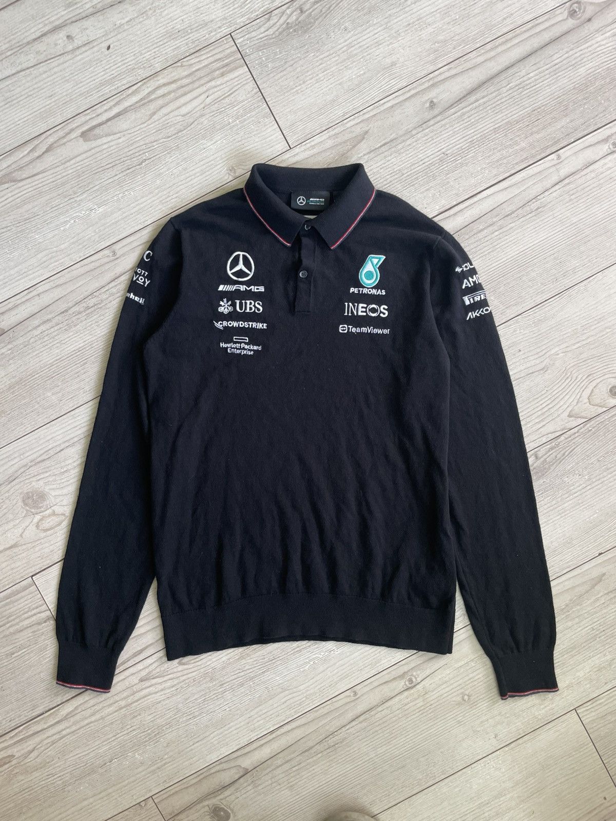 Formula 1 × Mercedes-Benz Mercedes Benz AMG Petronas Formula One Team Sweater Size US M / EU 48-50 / 2 - 2 Thumbnail