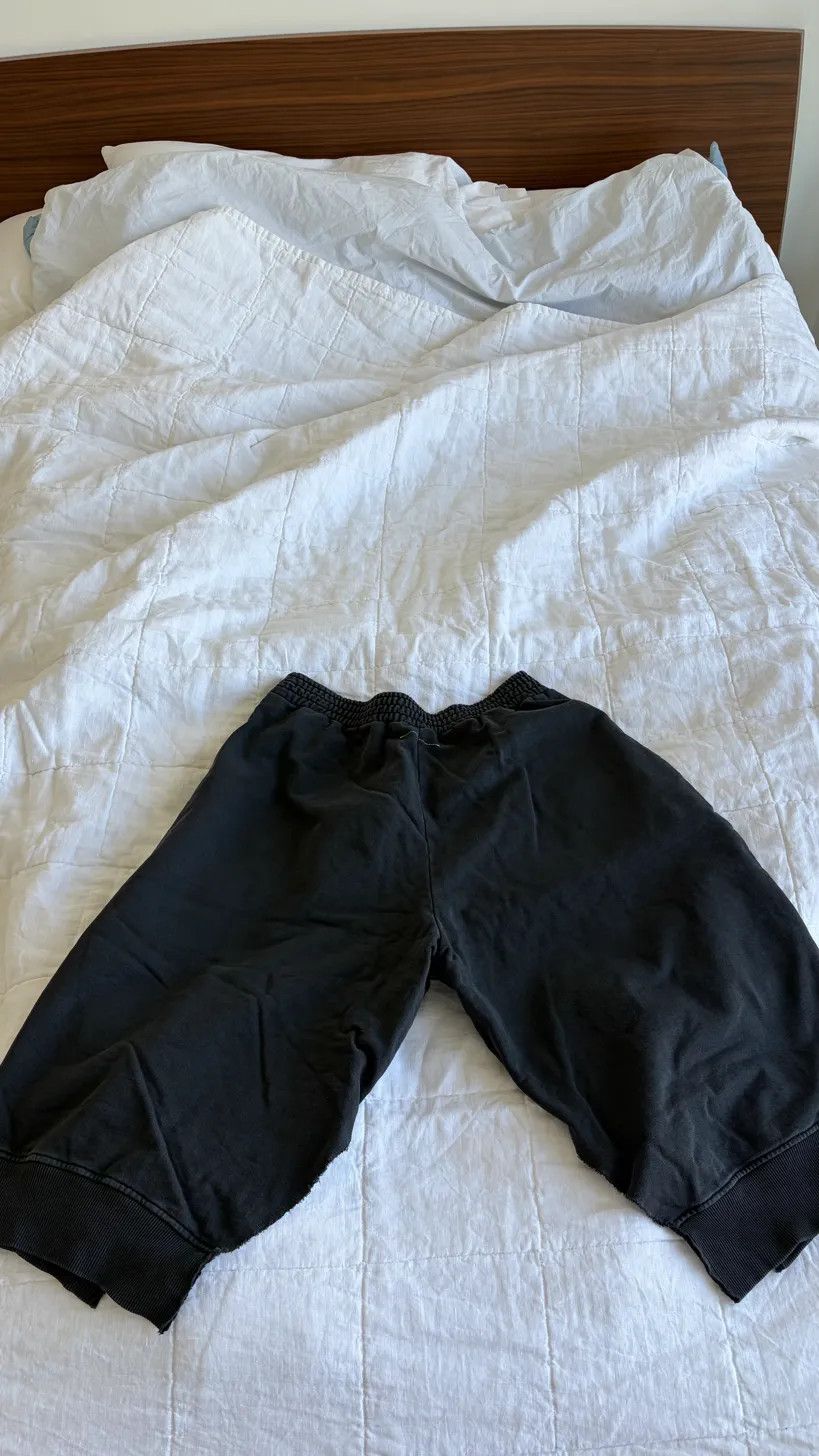 MM6 MM6 Maison Margiela × SSENSE Exclusive Washed Black Shorts Size US 38 / EU 54 - 2 Thumbnail