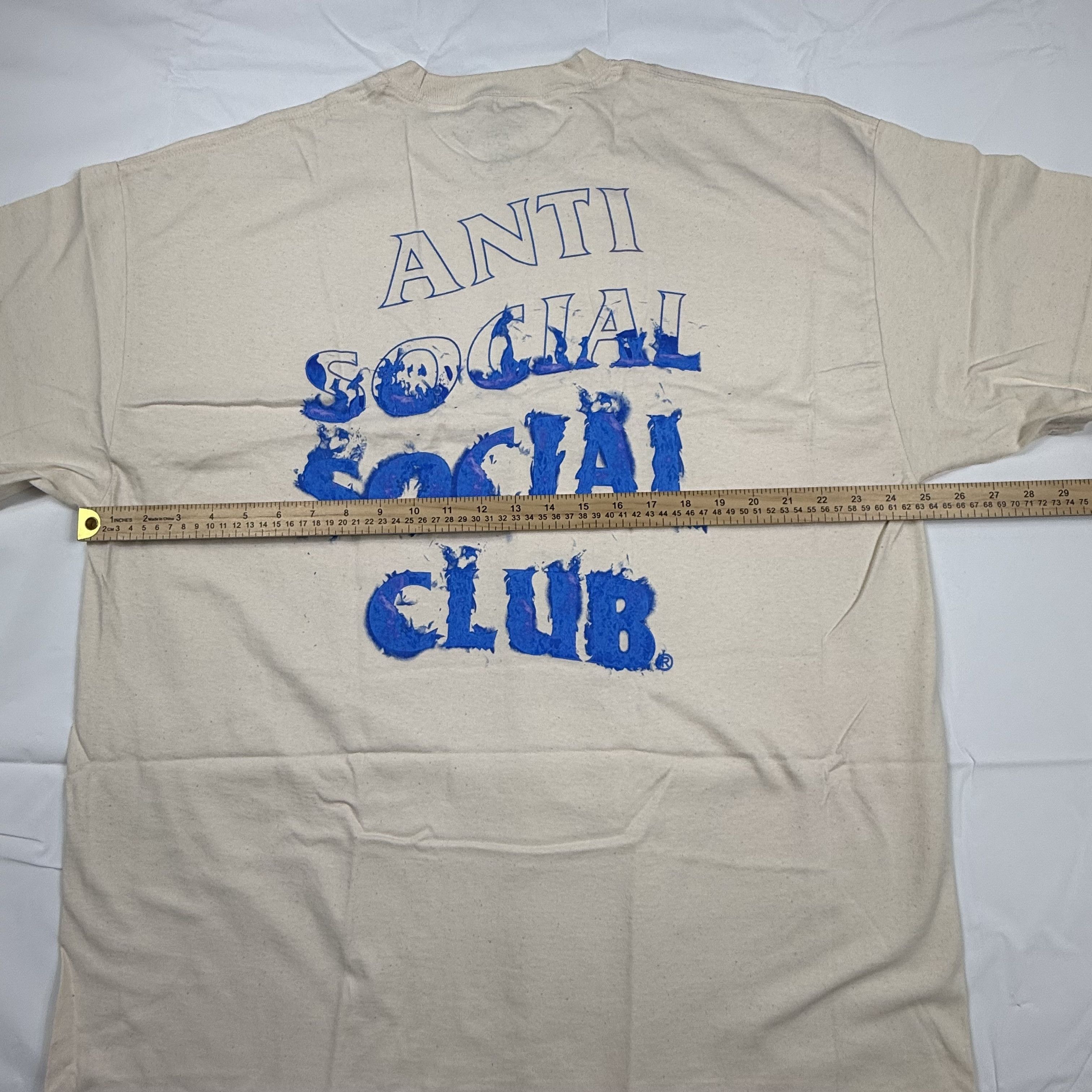 Anti Social Social Club Anti Social Social Club Fire Inside Tee Natural Blue XXL Size US XXL / EU 58 / 5 - 6 Thumbnail