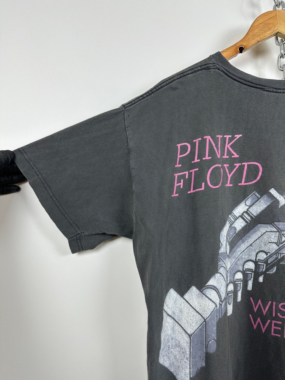 Band Tees 90s Vintage Pink Floyd Wish You Were Here Faded Band T-Shirt Size US XL / EU 56 / 4 - 18 Thumbnail