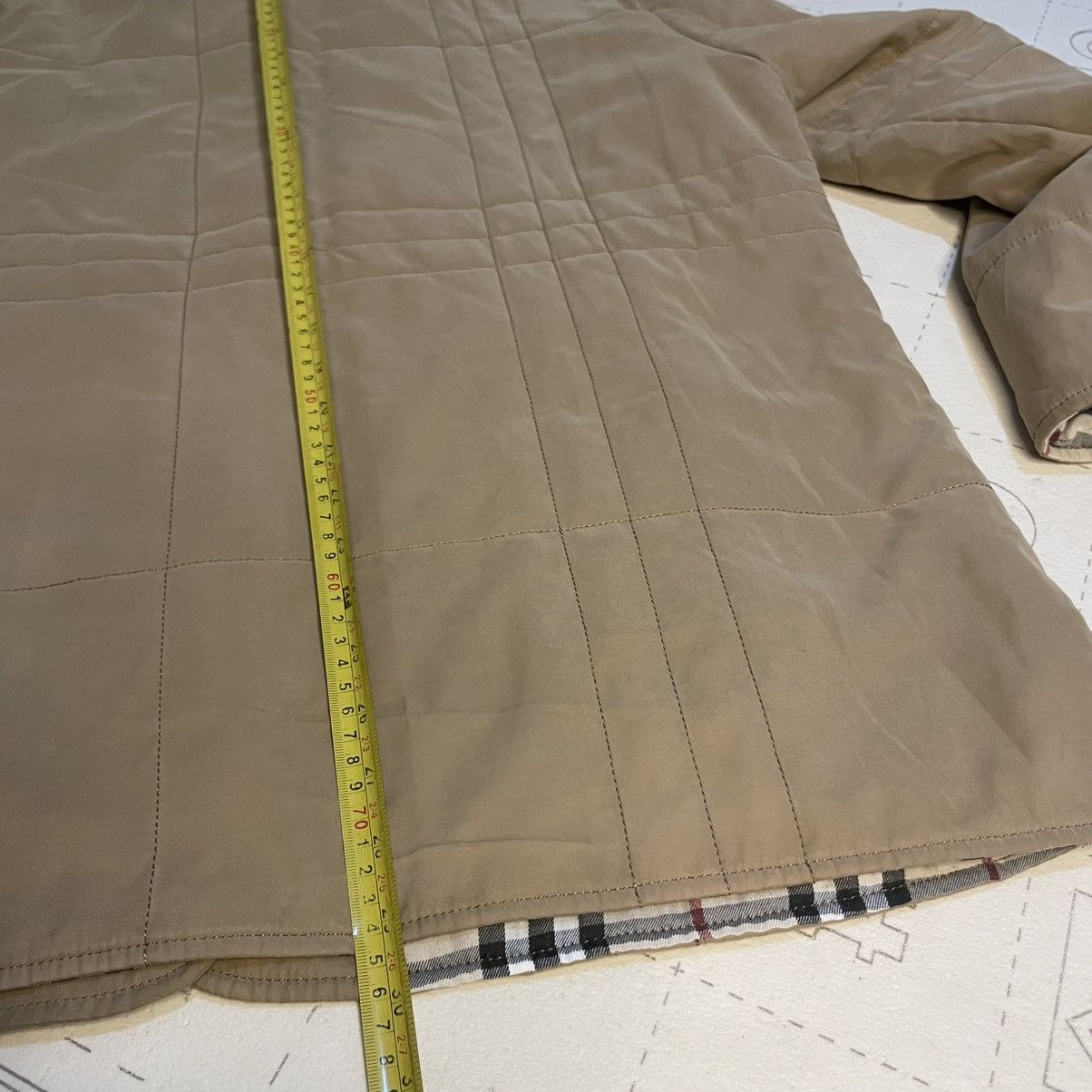 Burberry Burberry Quilted VINTAGE Jacket Nova check Diamond women's Size L / US 10 / IT 46 - 20 Thumbnail