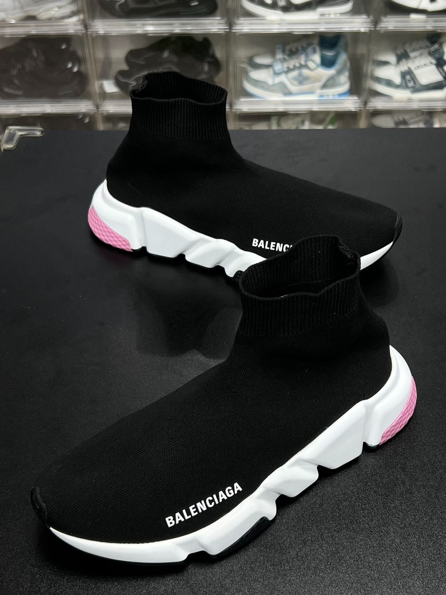 Balenciaga Balenciaga Pink Hitop Sneakers us_8 Women Size US 8 / IT 38 - 1 Thumbnail
