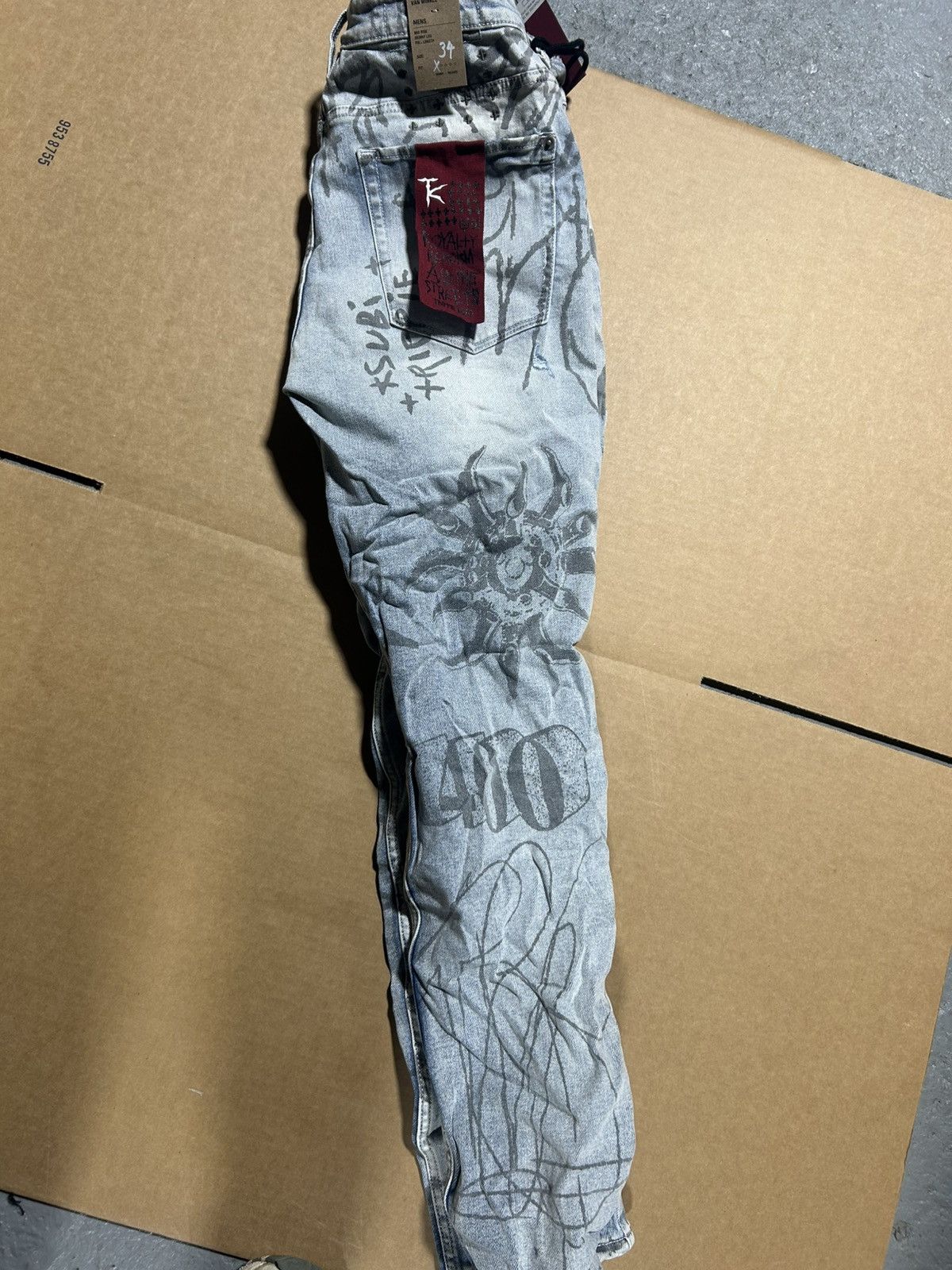 Ksubi Ksubi x Trippie Redd van winkle devils jeans Size US 40 / EU 56 - 2 Thumbnail