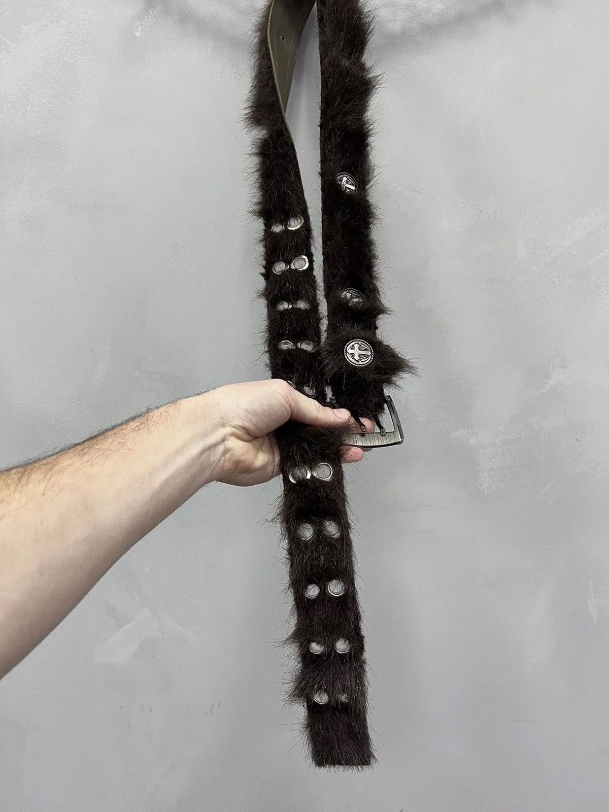 Hysteric Glamour Fur fuzzy japanese long belt punk grunde Size ONE SIZE - 3 Thumbnail