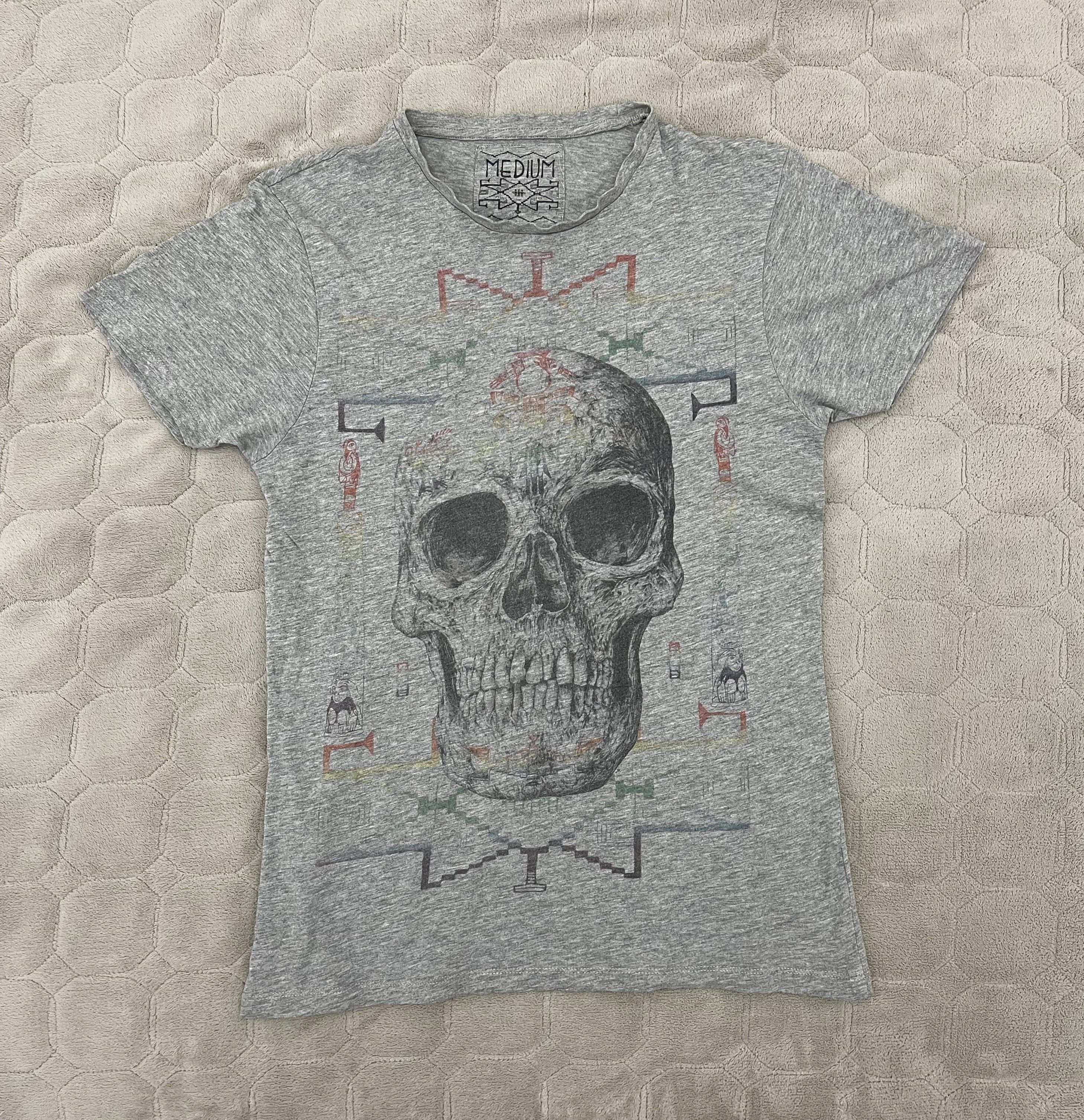 Vintage Vintage Skull T-Shirt Size US M / EU 48-50 / 2 - 1 Thumbnail