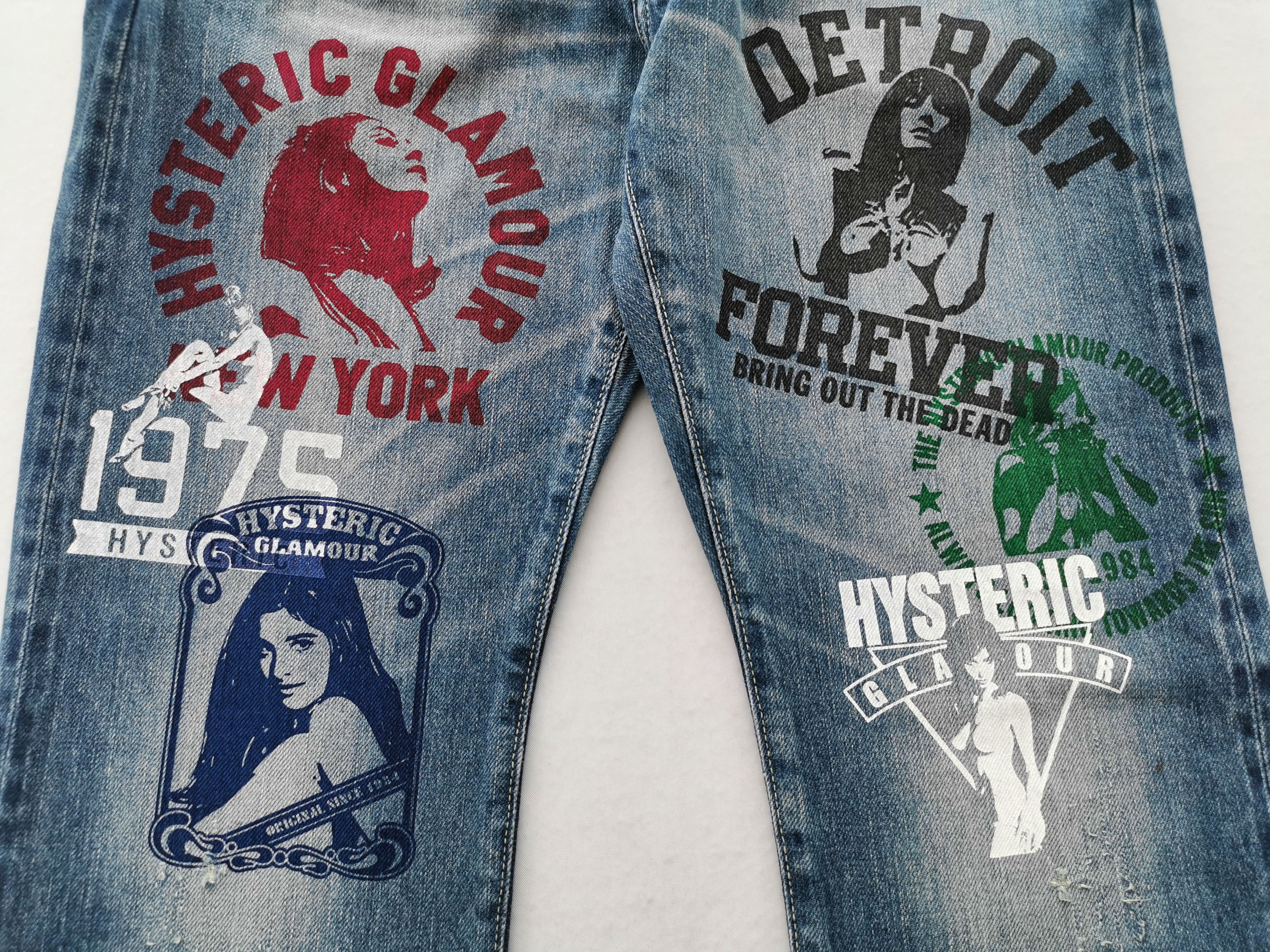 Hysteric Glamour × Japanese Brand Vintage 90s Hysteric Glamour Selvedge Denim Made In Japan Size US 32 / EU 48 - 8 Thumbnail