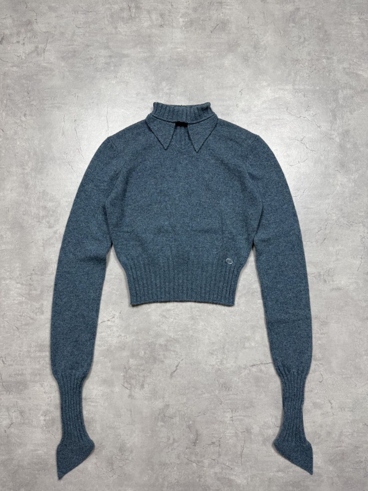 Chanel Chanel Cashmere High Neck Peak Sweater Size S / US 4 / IT 40 - 1 Thumbnail