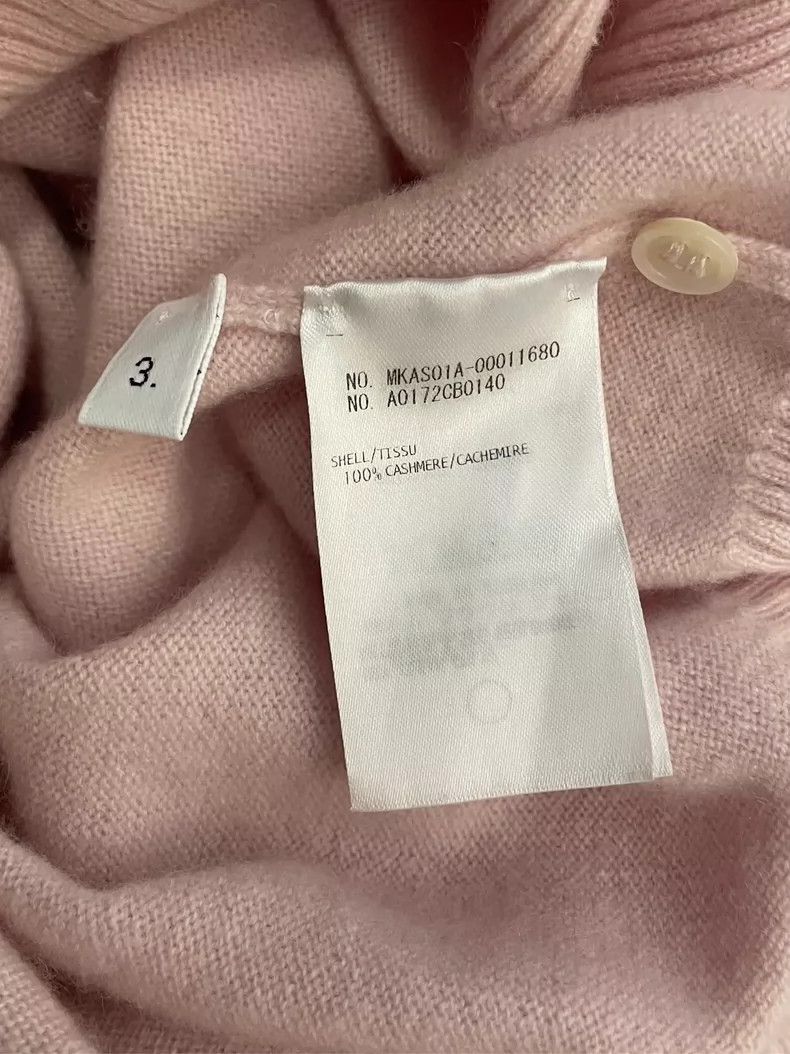 Thom Browne Thom Browne size3 Cherry pink cashmere round neck sweater Size S / US 4 / IT 40 - 6 Thumbnail
