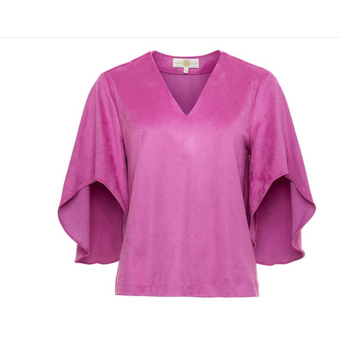 Anna Cate Nina Top Suede In Purple Orchid | Grailed