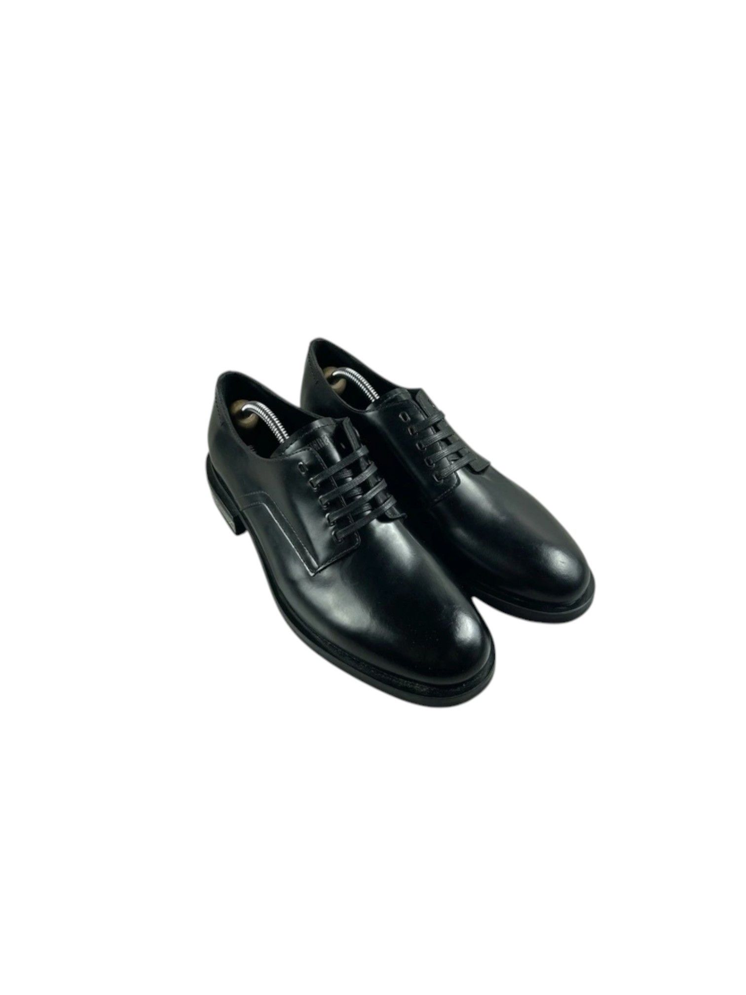Dirk Bikkembergs Bikkembergs Leather Derby Shoes with Metal Heel Plate, EU 42 Size US 10 / EU 43 - 2 Thumbnail