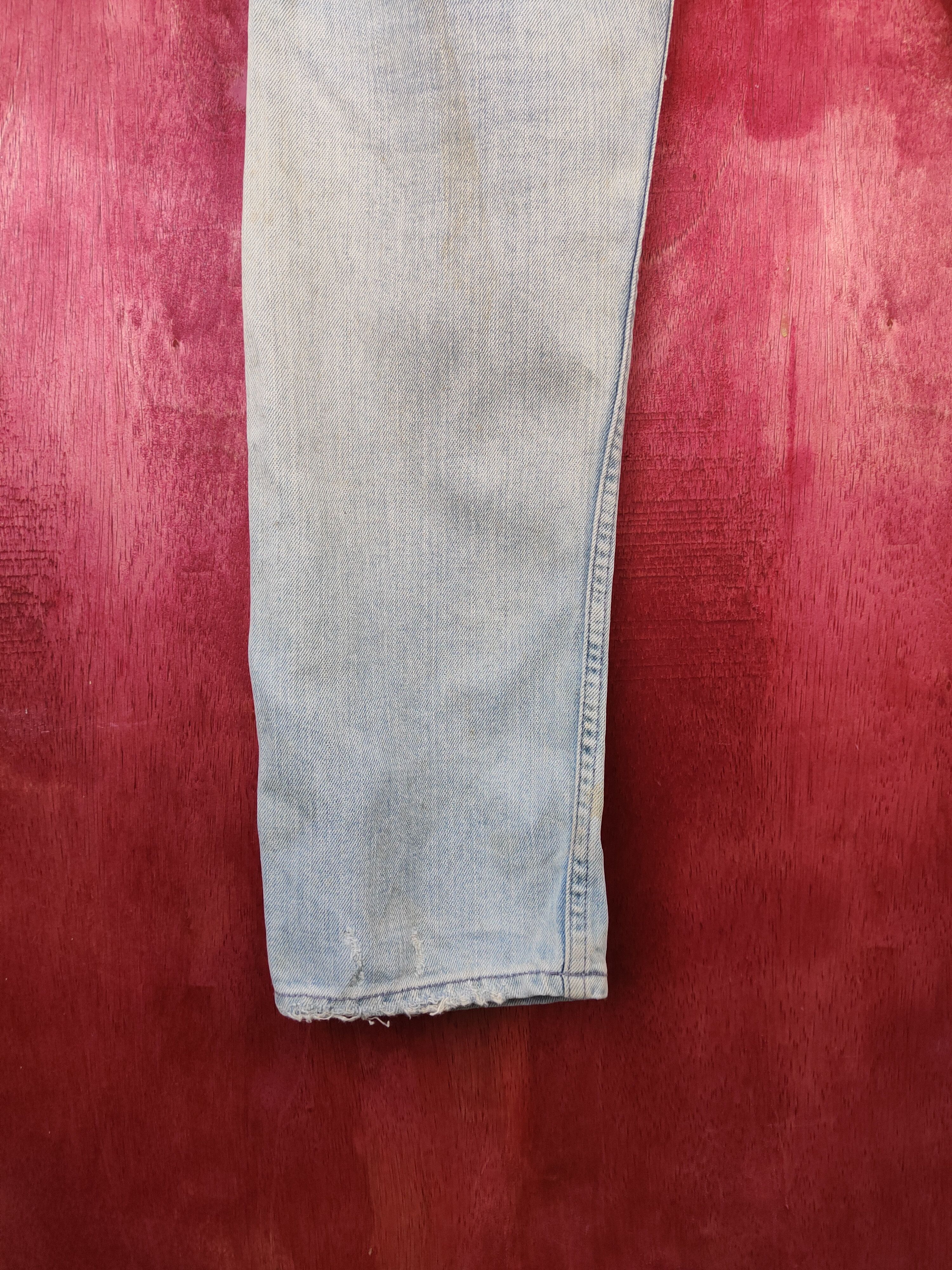 Japanese Brand Bayflow Blue Faded Distressed patchwork Denim #S1483 Size US 30 / EU 46 - 12 Thumbnail