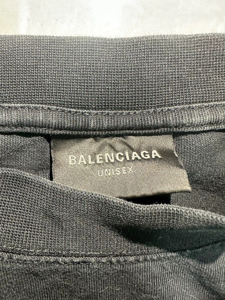 Balenciaga balenciaga long sleeve logo shirt with rhinestones Size US S / EU 44-46 / 1 - 5 Thumbnail