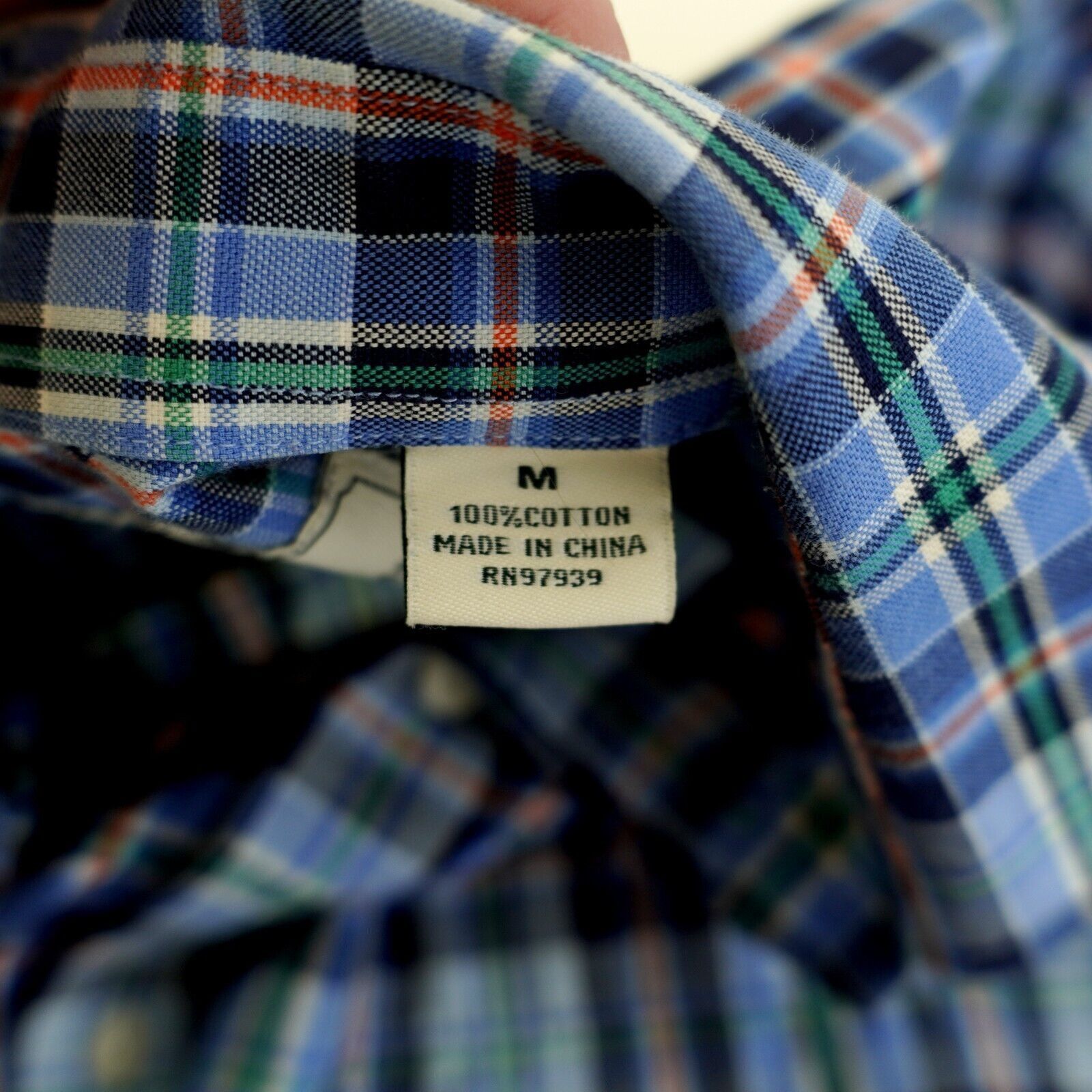 Other Southern Pines Flannel Plaid Blue Multi-Collared Collared Dr Size US M / EU 48-50 / 2 - 12 Thumbnail